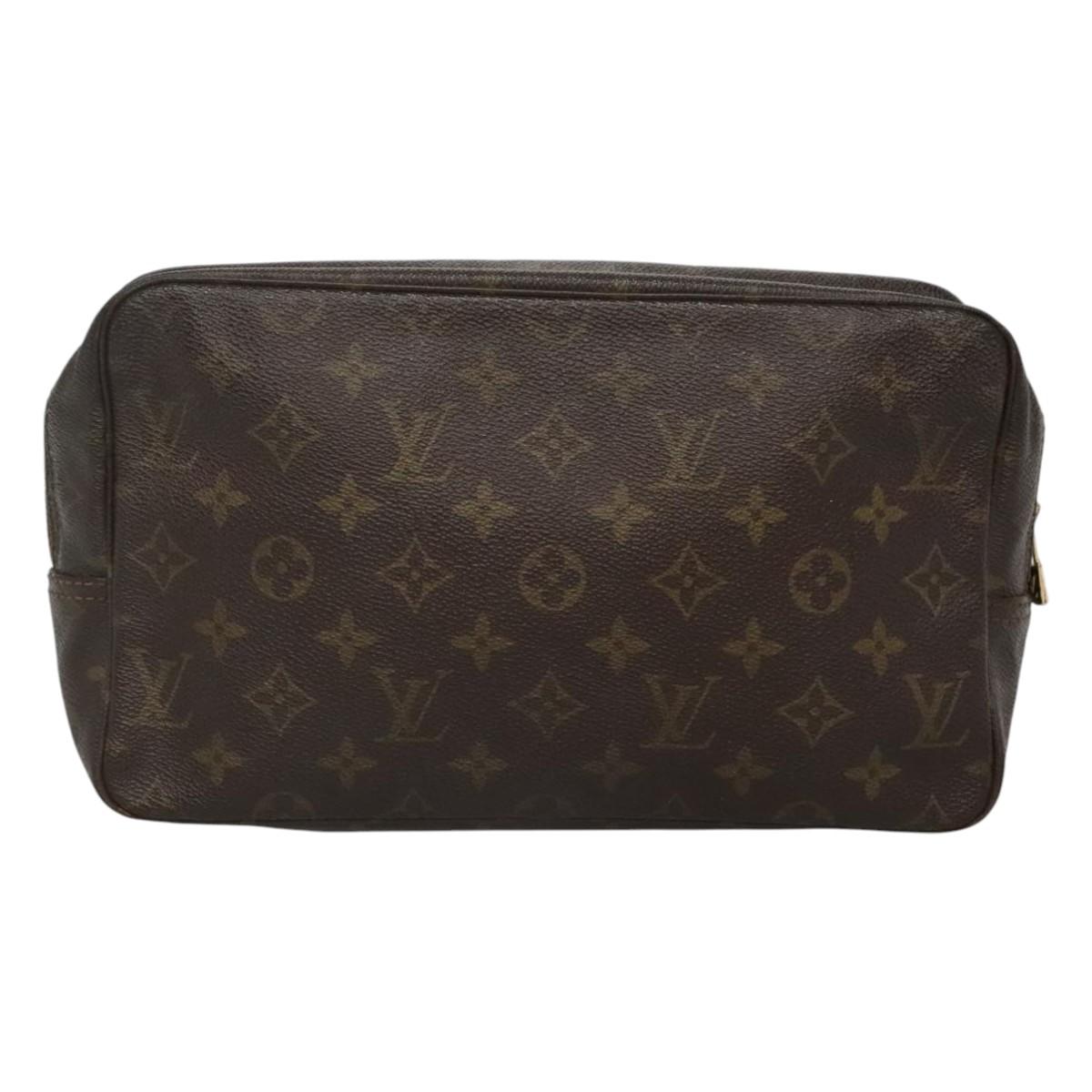 LOUIS VUITTON Monogram Trousse Toilette 28 Clutch Bag M47522 LV Auth th5765