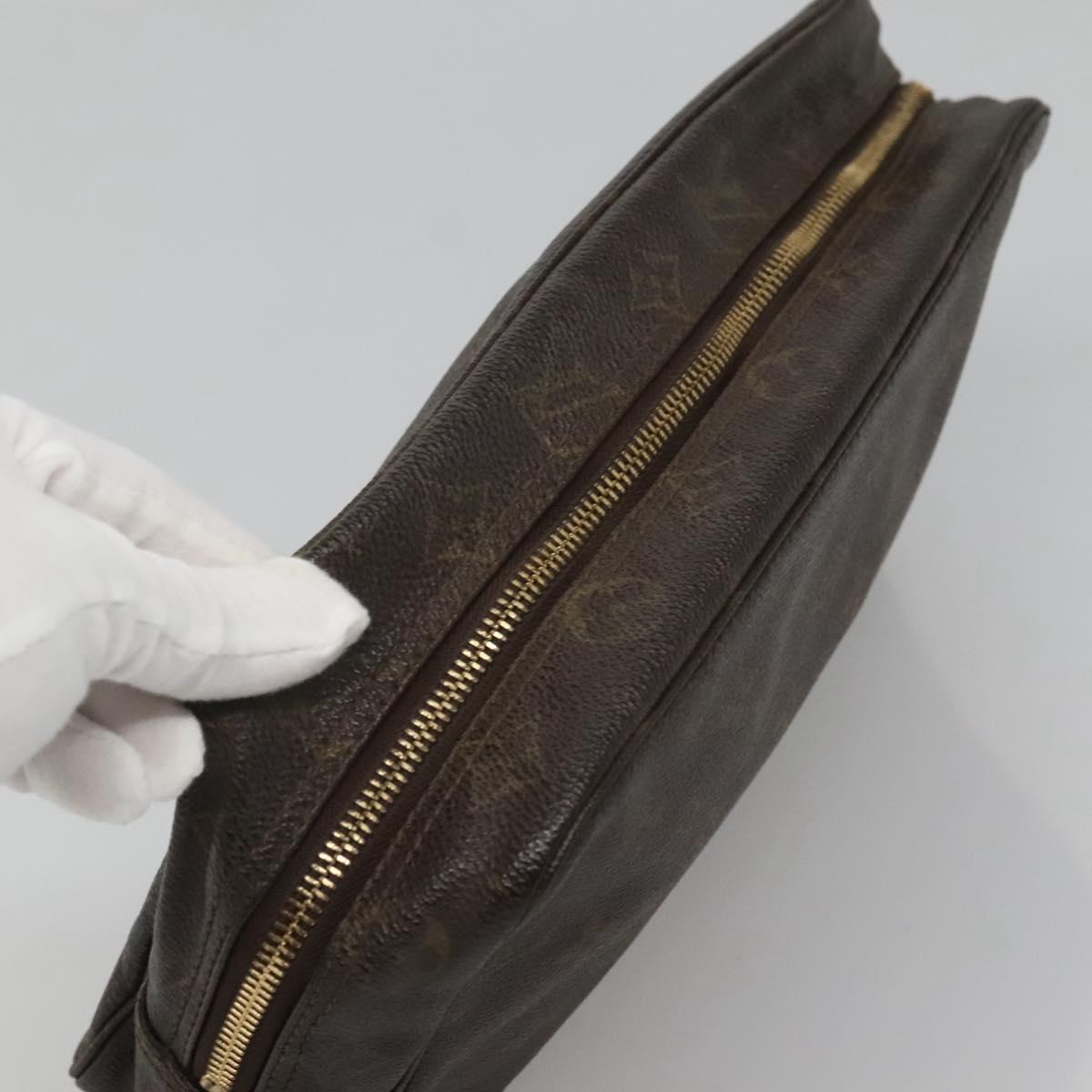 LOUIS VUITTON Monogram Trousse Toilette 28 Clutch Bag M47522 LV Auth th5765