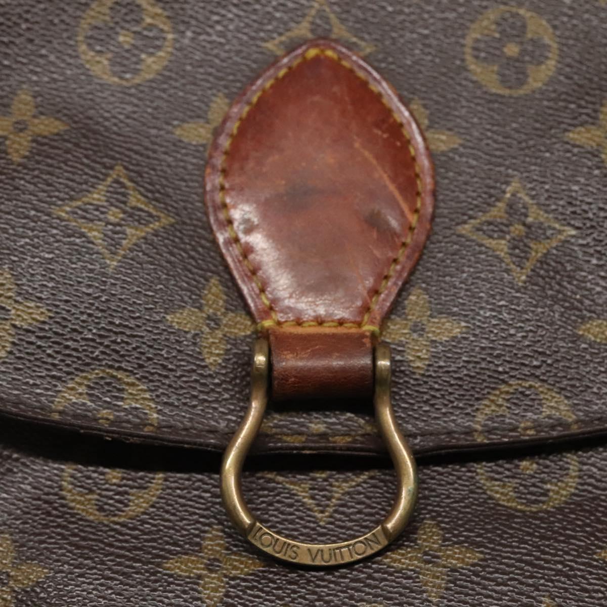 LOUIS VUITTON Monogram Monogram Saint Cloud GM Shoulder Bag M51242 Auth th5784