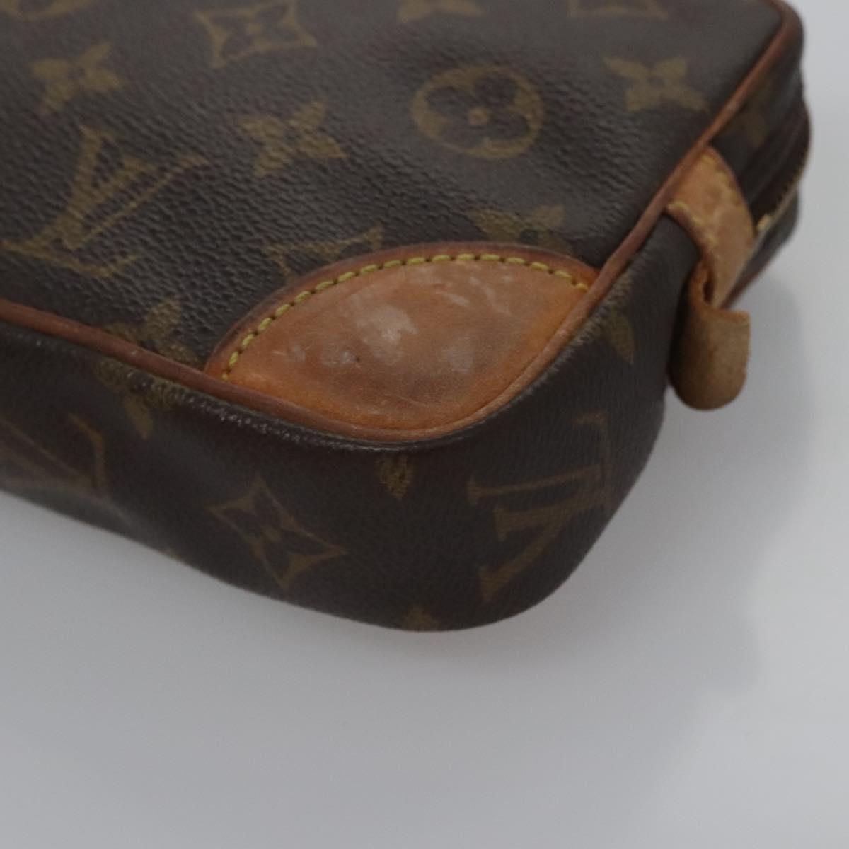 LOUIS VUITTON Monogram Marly Dragonne PM Clutch Bag M51827 LV Auth th5786