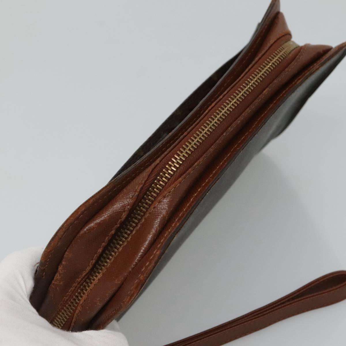 LOUIS VUITTON Monogram Orsay Clutch Bag M51790 LV Auth th5788