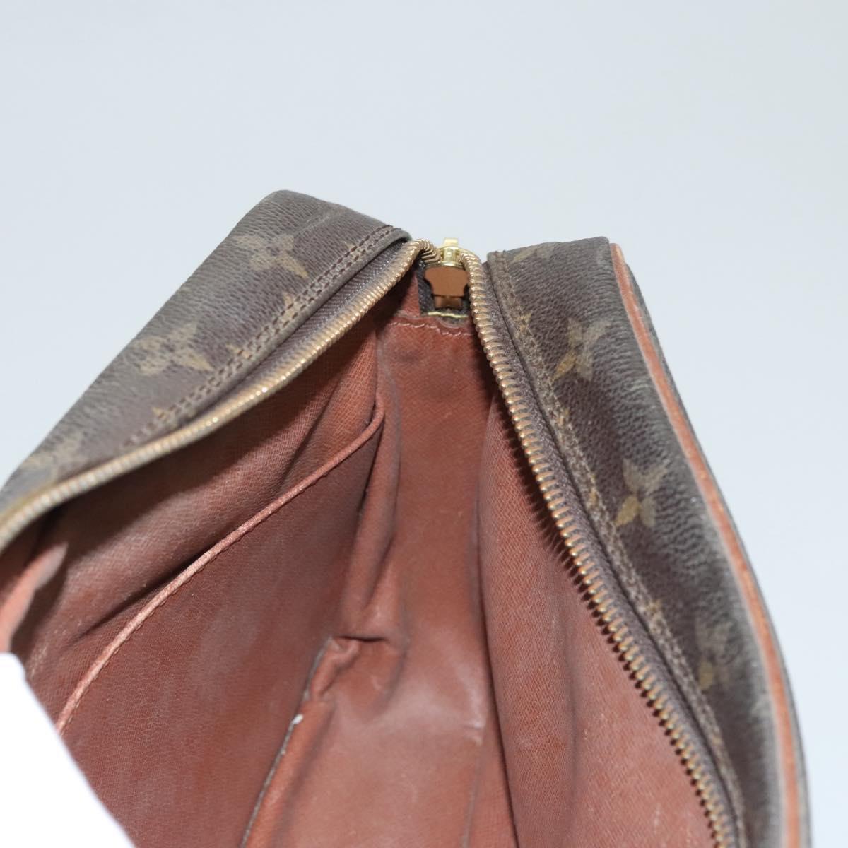 LOUIS VUITTON Monogram Compiegne 28 Clutch Bag M51845 LV Auth th5799