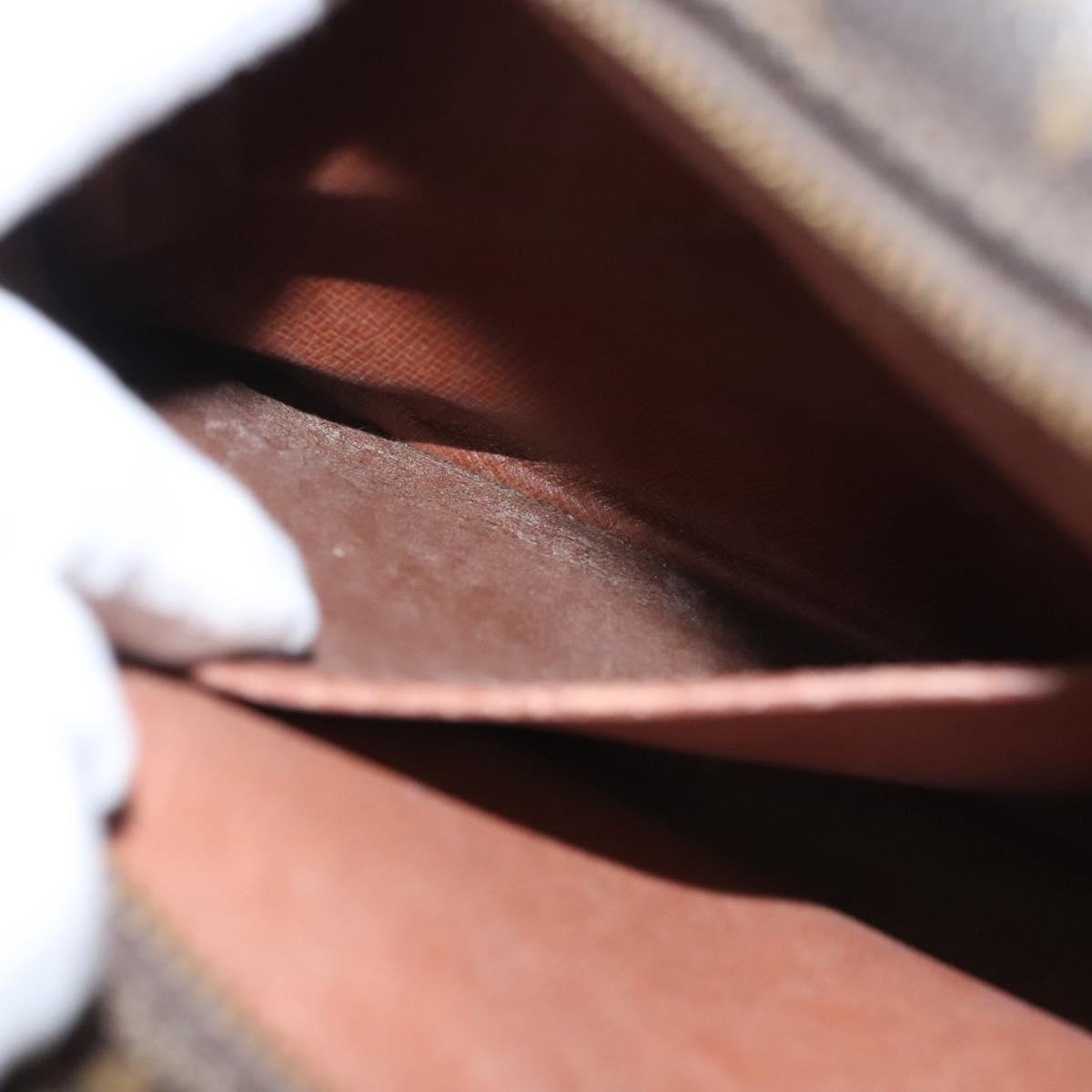 LOUIS VUITTON Monogram Compiegne 28 Clutch Bag M51845 LV Auth th5799