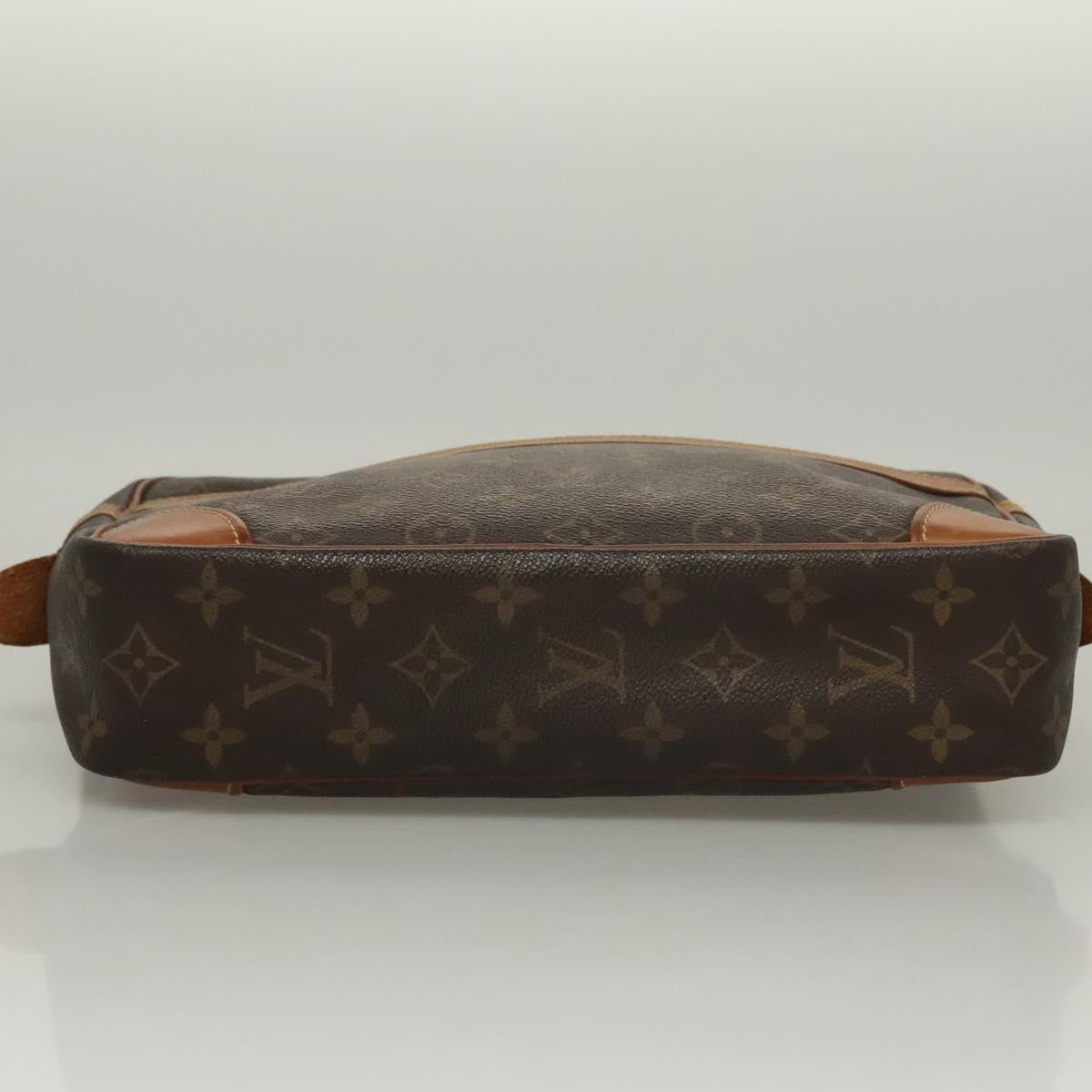 LOUIS VUITTON Monogram Compiegne 28 Clutch Bag M51845 LV Auth th5799