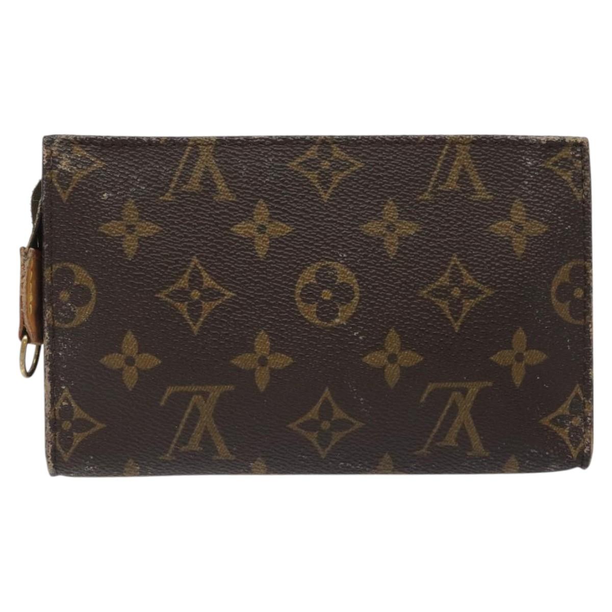 LOUIS VUITTON Monogram Bucket PM Accessory Pouch LV Auth th5816