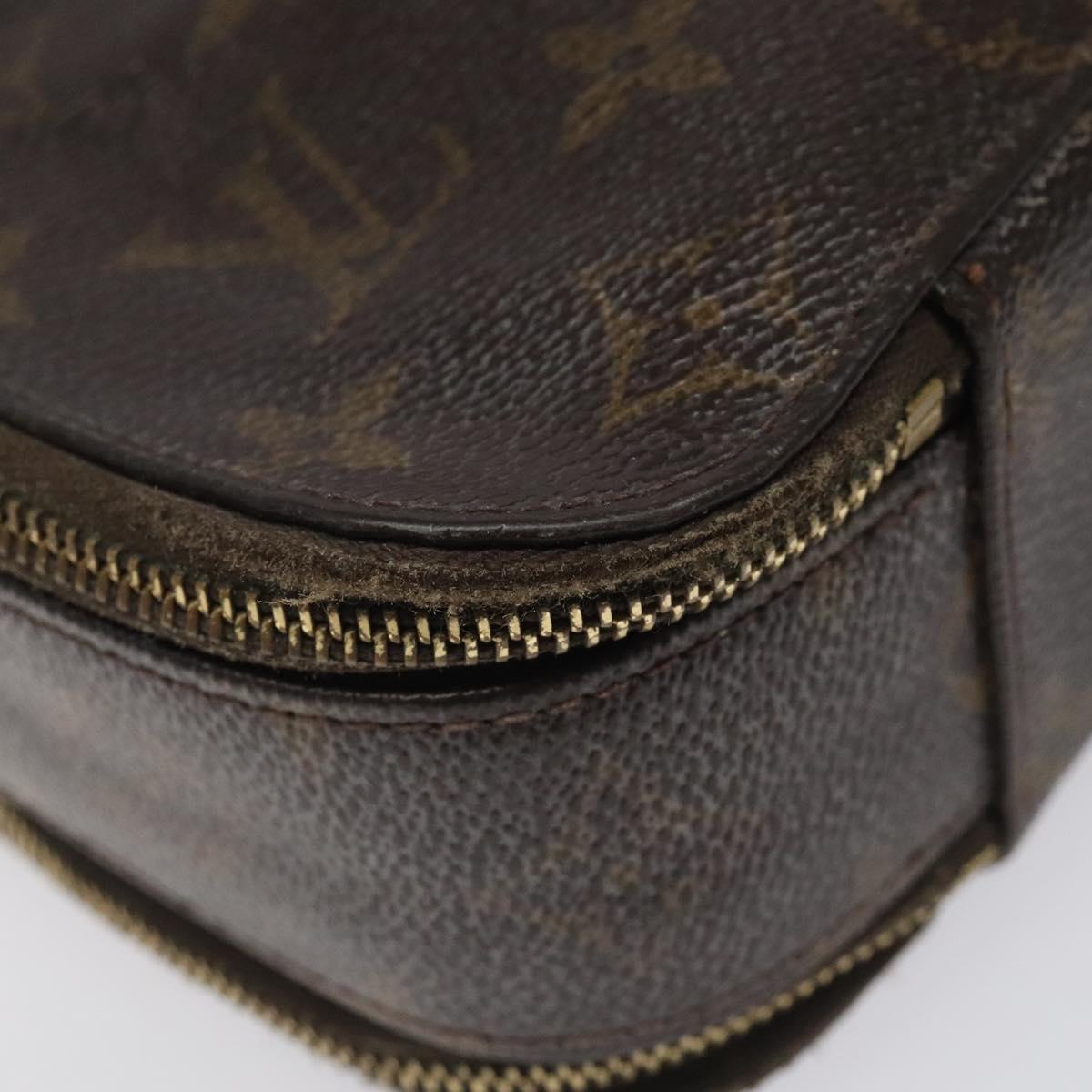 LOUIS VUITTON Monogram Trousse Brush MG Cosmetic Pouch M47505 LV Auth th5818