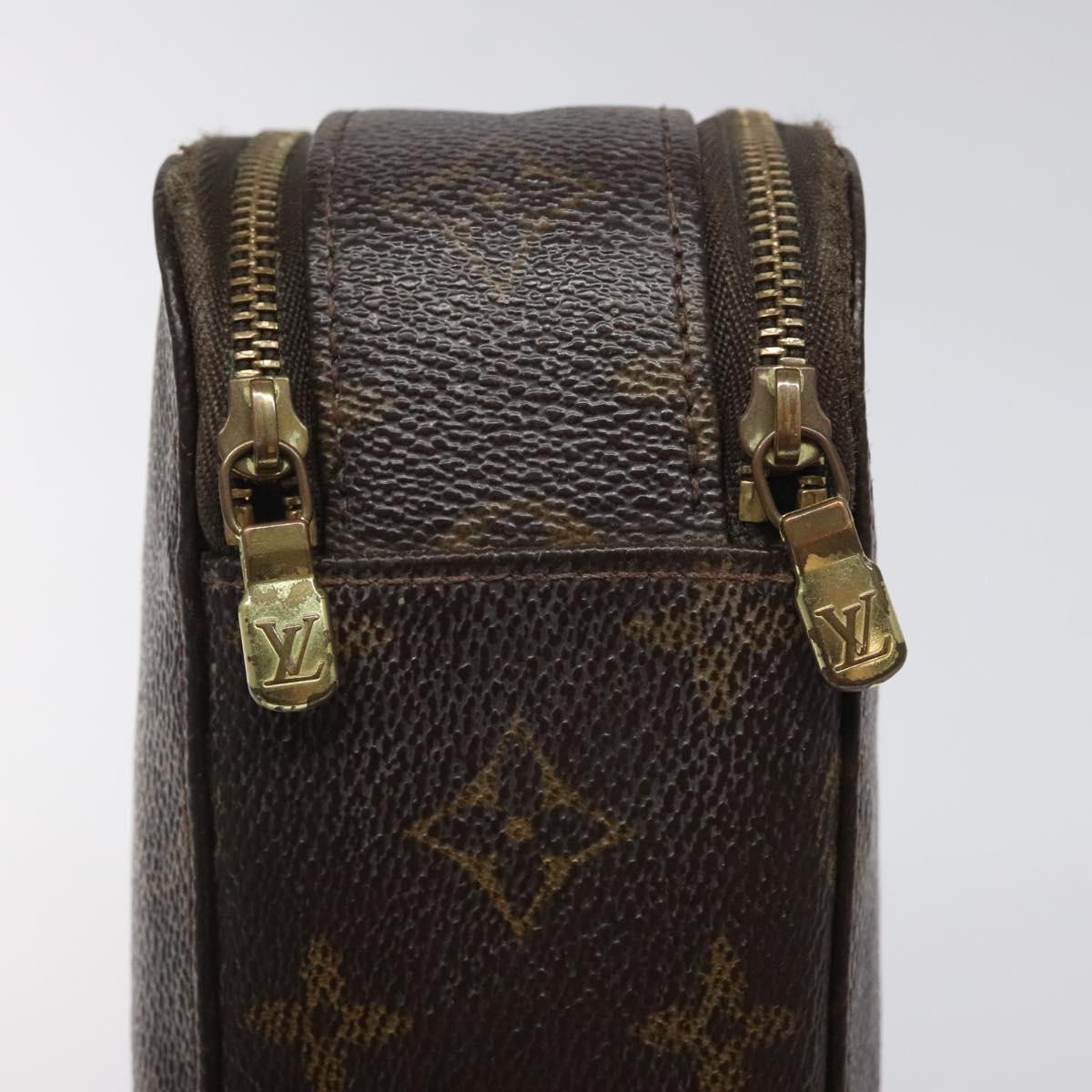 LOUIS VUITTON Monogram Trousse Brush MG Cosmetic Pouch M47505 LV Auth th5818