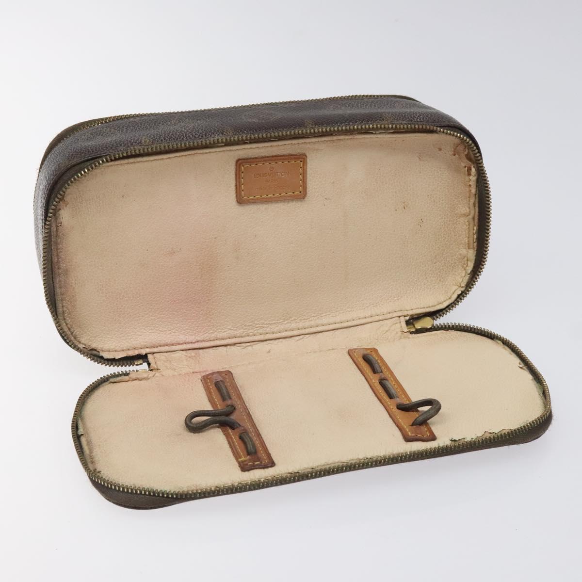 LOUIS VUITTON Monogram Trousse Brush MG Cosmetic Pouch M47505 LV Auth th5818