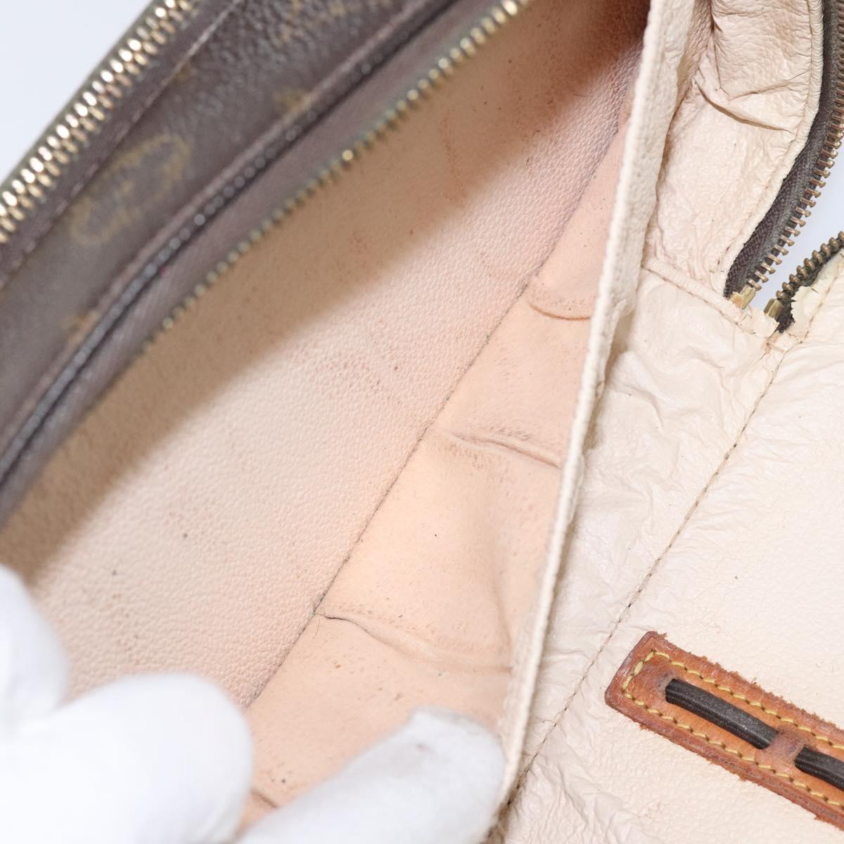 LOUIS VUITTON Monogram Trousse Brush MG Cosmetic Pouch M47505 LV Auth th5818