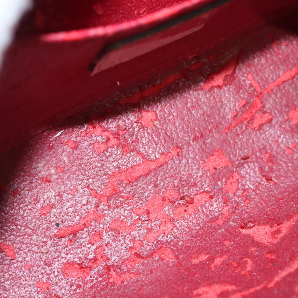 LOUIS VUITTON Epi Dauphine PM Pouch Castilian Red M48447 LV Auth th5819