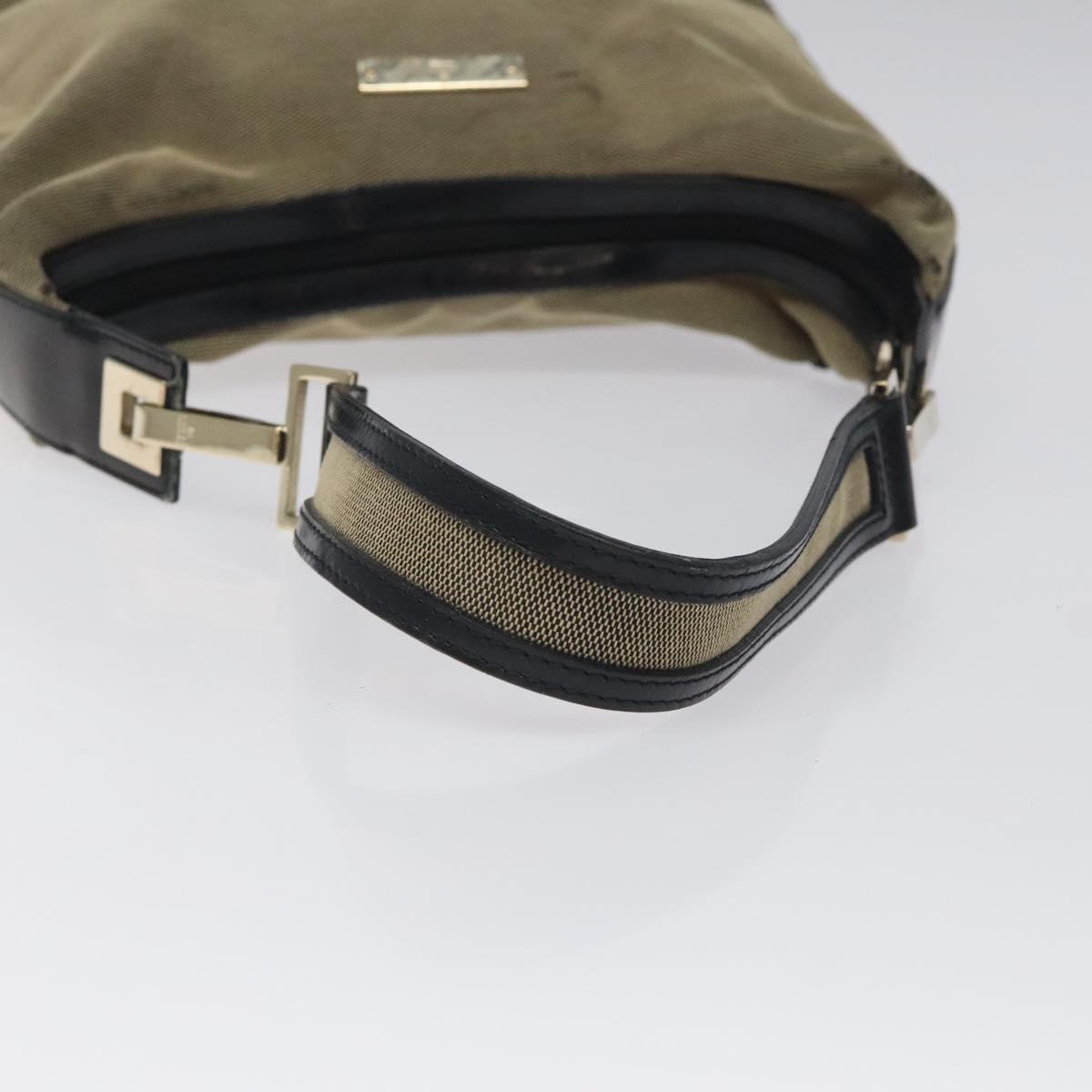 GUCCI Shoulder Bag Canvas Beige 001 4204 Auth th5827
