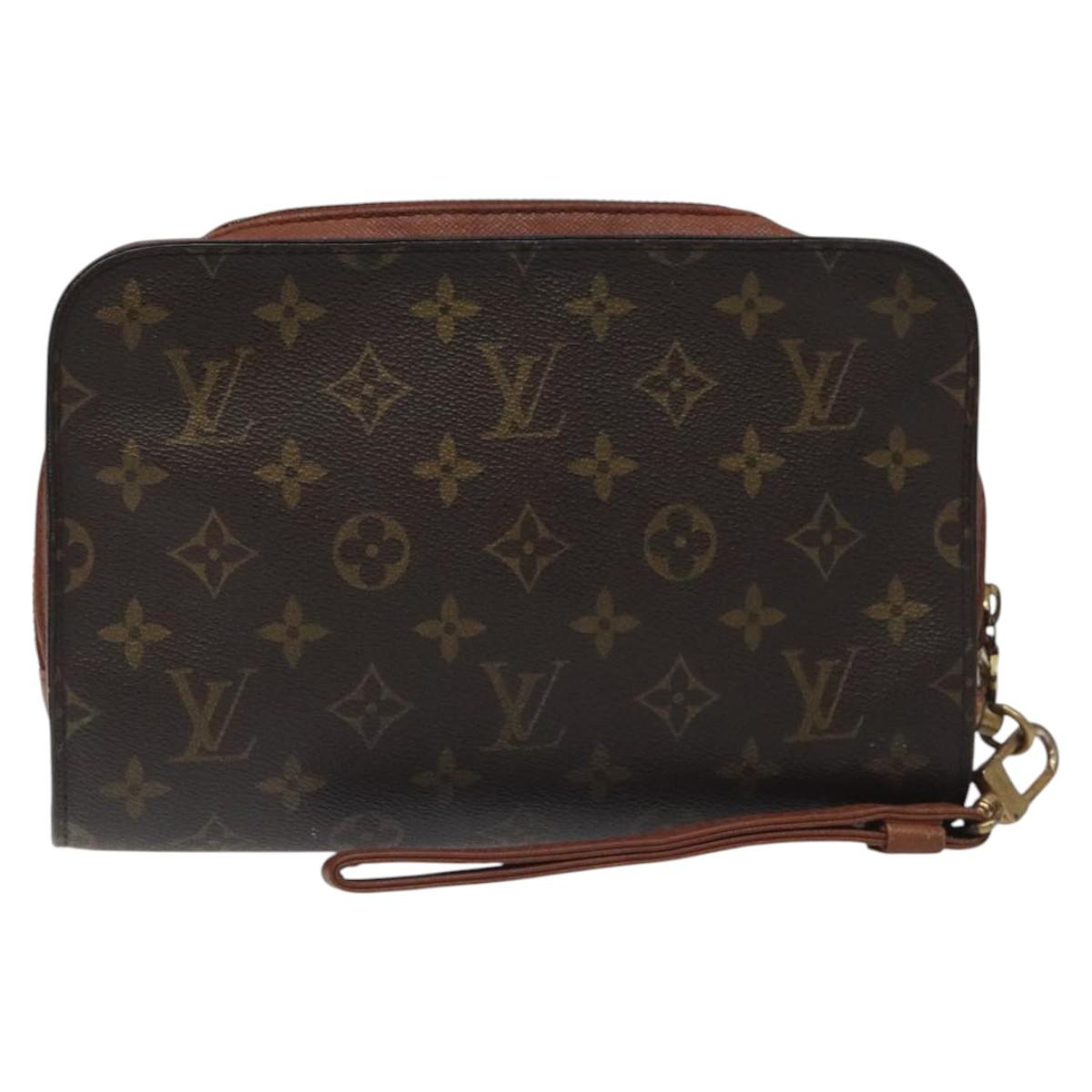 LOUIS VUITTON Monogram Orsay Clutch Bag M51790 LV Auth th5833