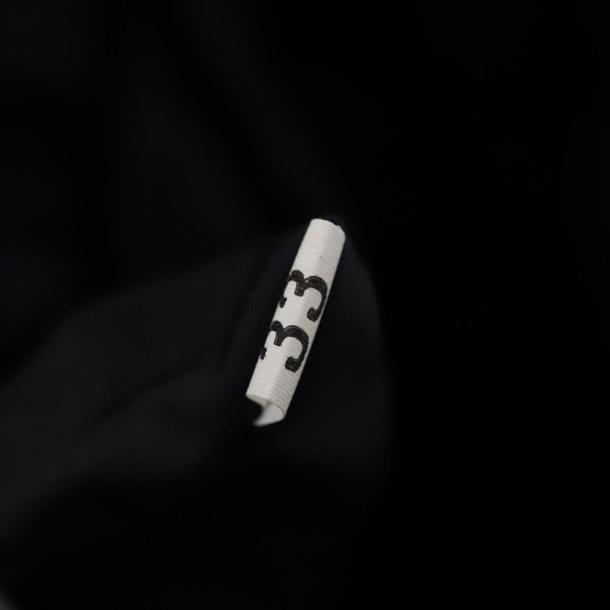 PRADA Backpack Nylon Navy Silver Auth th5858