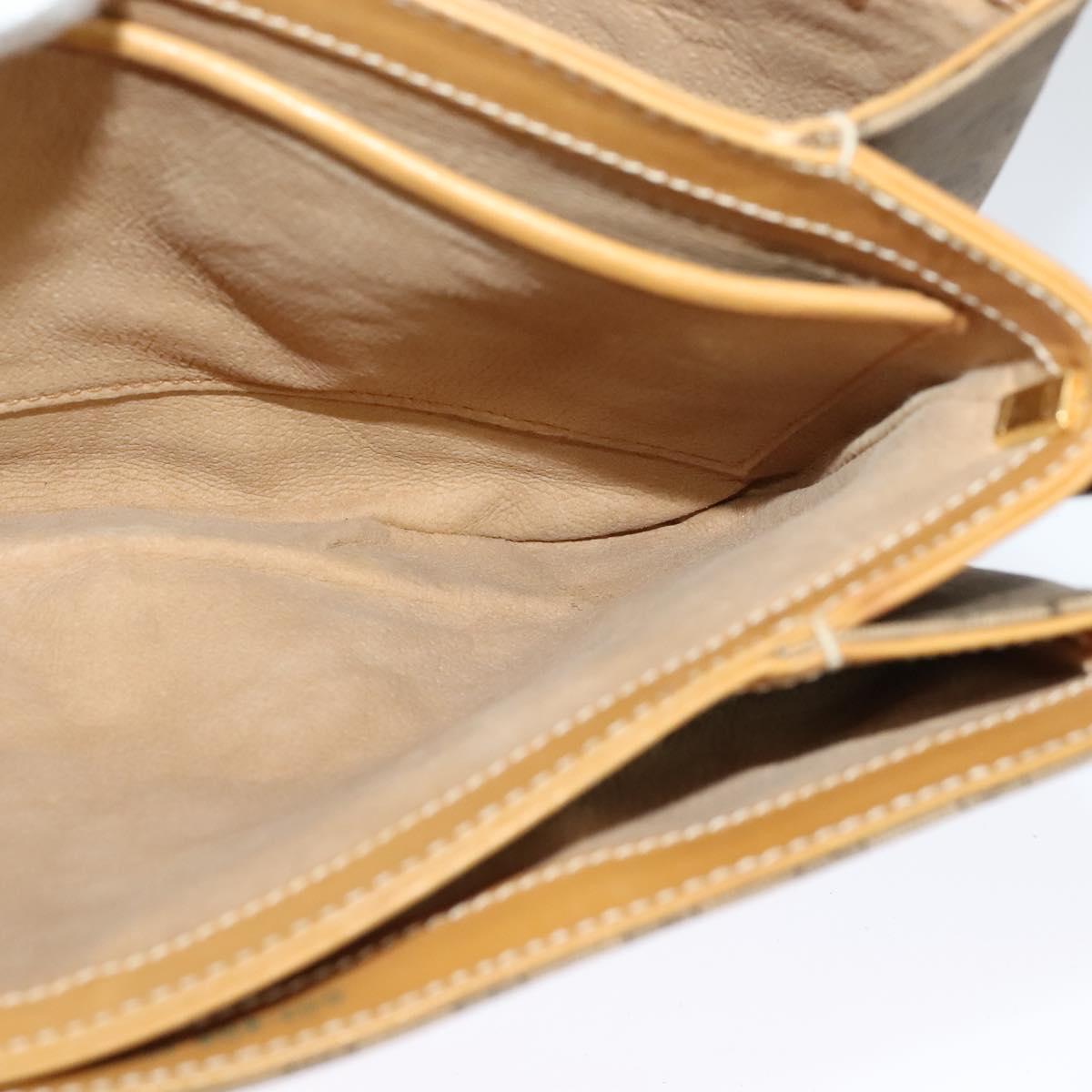 GUCCI Micro GG Supreme Shoulder Bag PVC Beige Gold 001 406 1780 Auth th5863