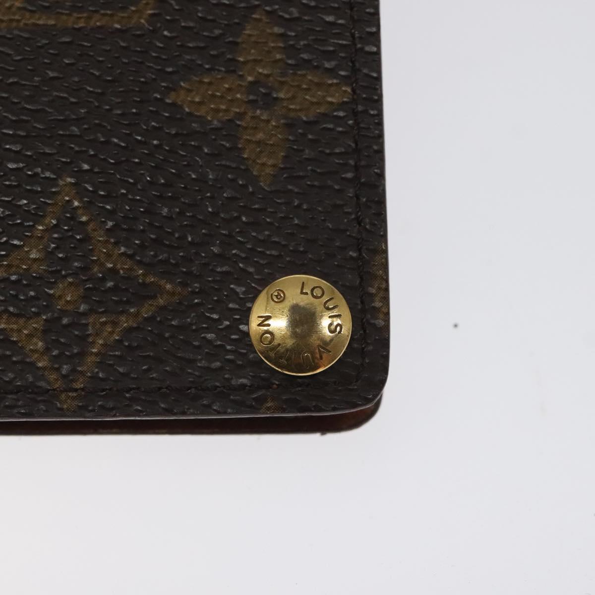 LOUIS VUITTON Monogram Porto Cartes Crdit Pression Card Case M60937 Auth th5884