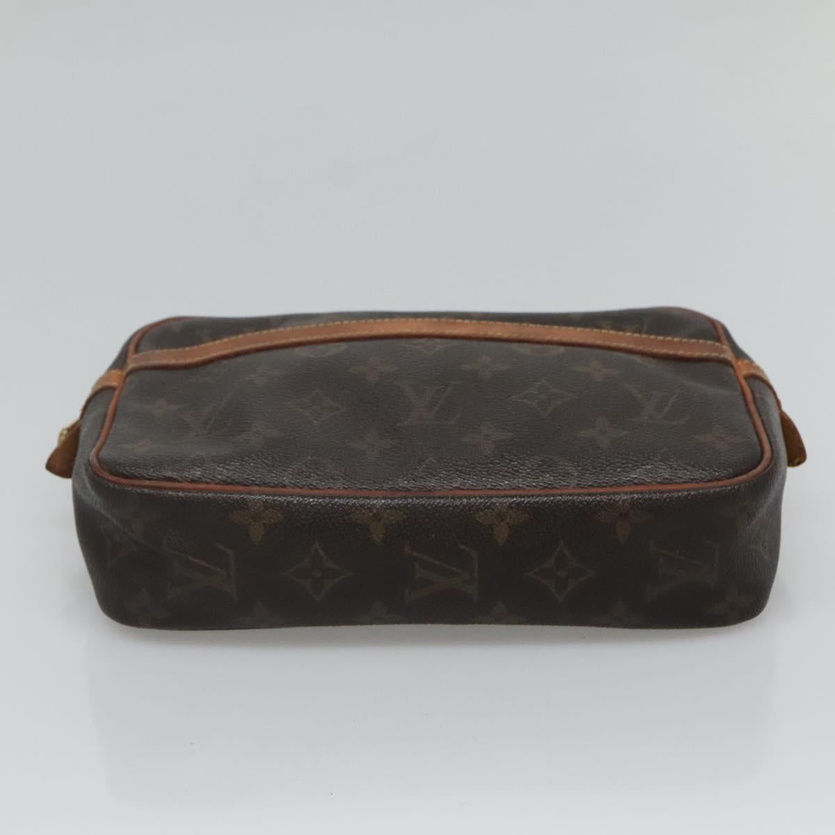 LOUIS VUITTON Monogram Compiegne 23 Clutch Bag M51847 LV Auth th5886