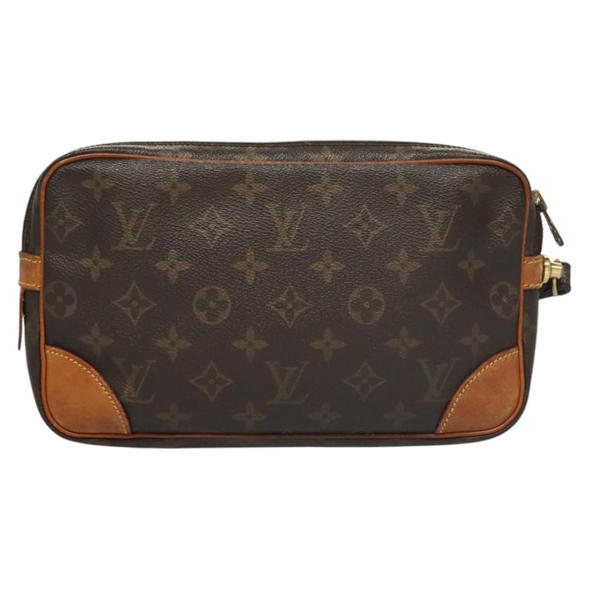 LOUIS VUITTON Monogram Marly Dragonne GM Clutch Bag M51825 LV Auth th5887