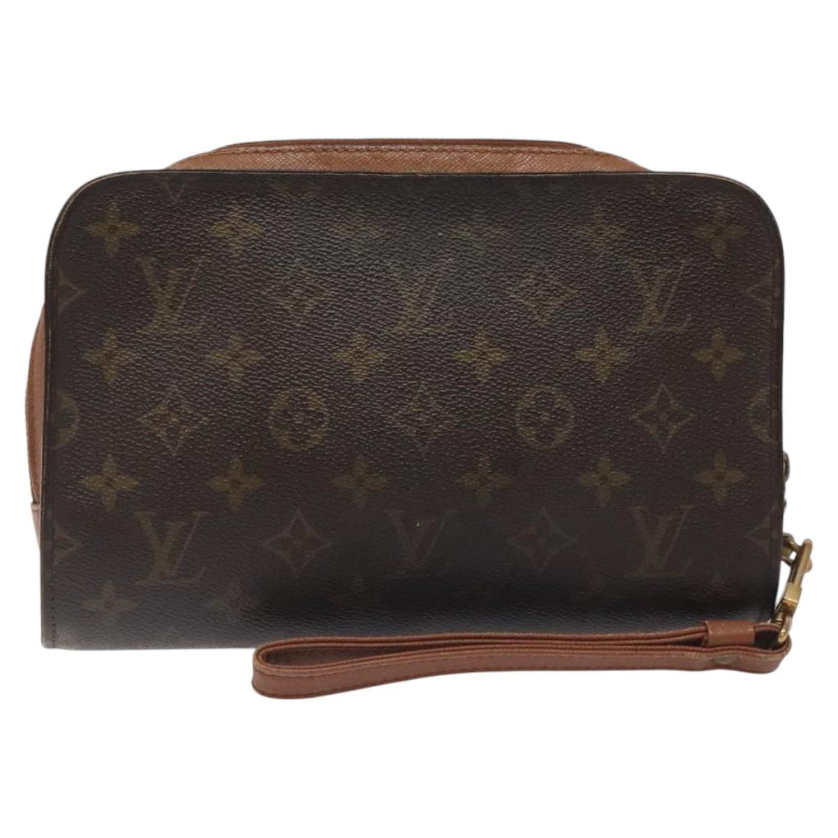 LOUIS VUITTON Monogram Orsay Clutch Bag M51790 LV Auth th5899