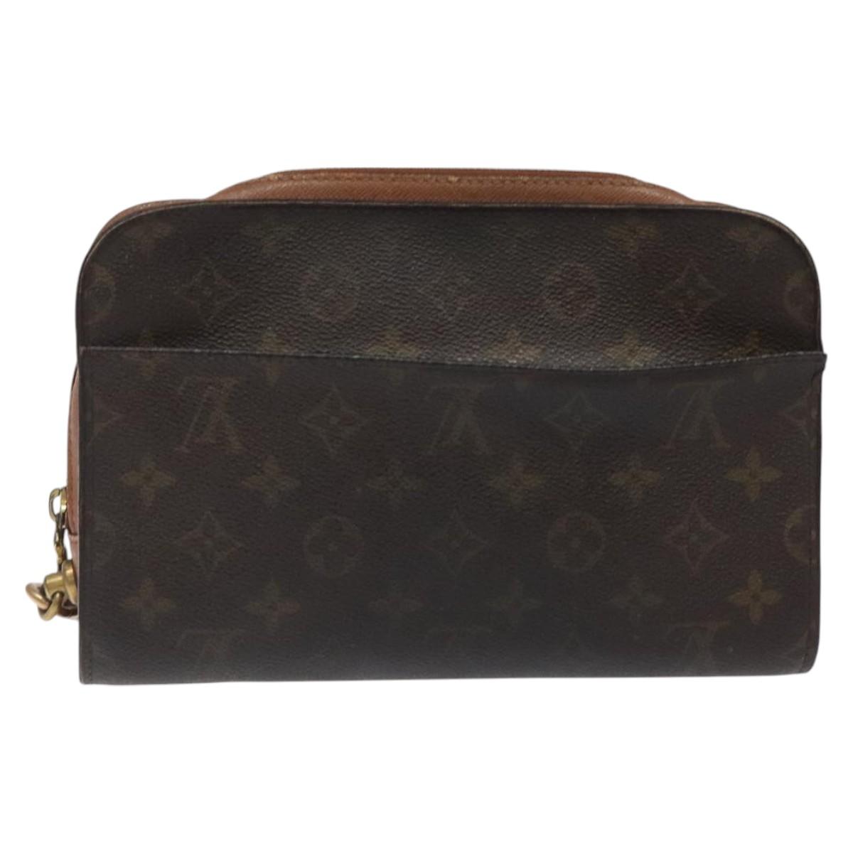 LOUIS VUITTON Monogram Orsay Clutch Bag M51790 LV Auth th5899