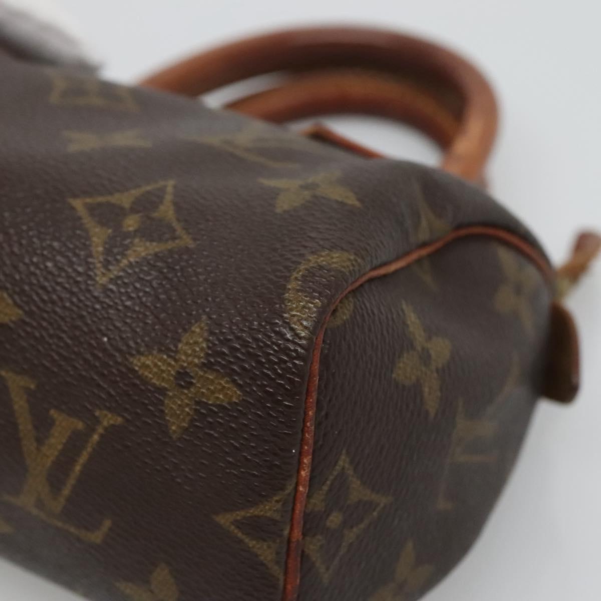LOUIS VUITTON Monogram Mini Speedy Hand Bag M41534 LV Auth th5917