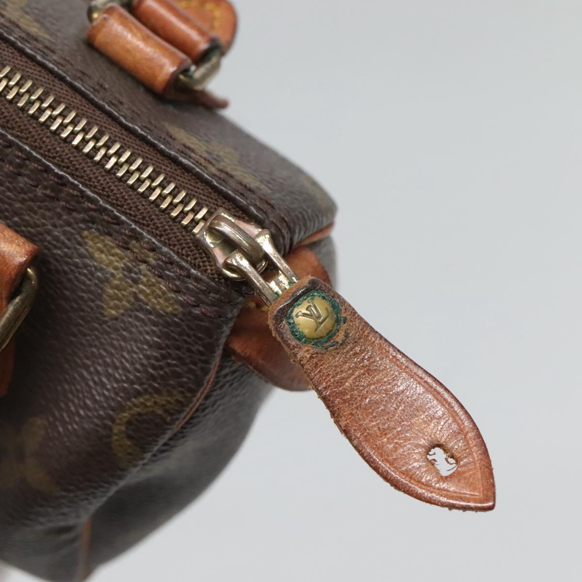 LOUIS VUITTON Monogram Mini Speedy Hand Bag M41534 LV Auth th5917