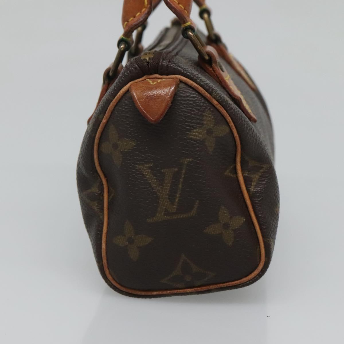 LOUIS VUITTON Monogram Mini Speedy Hand Bag M41534 LV Auth th5917