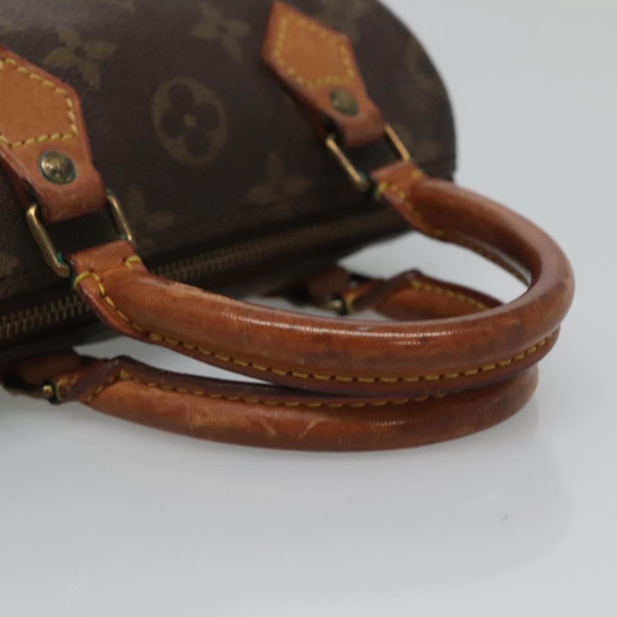 LOUIS VUITTON Monogram Mini Speedy Hand Bag M41534 LV Auth th5917