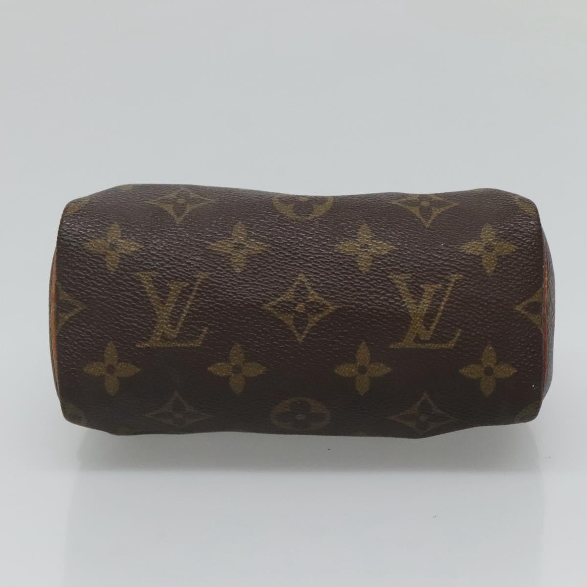 LOUIS VUITTON Monogram Mini Speedy Hand Bag M41534 LV Auth th5917