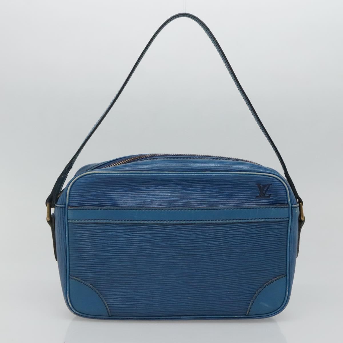 LOUIS VUITTON Monogram Mini Epi Shoulder Bag 2 Set Blue LV Auth th5921