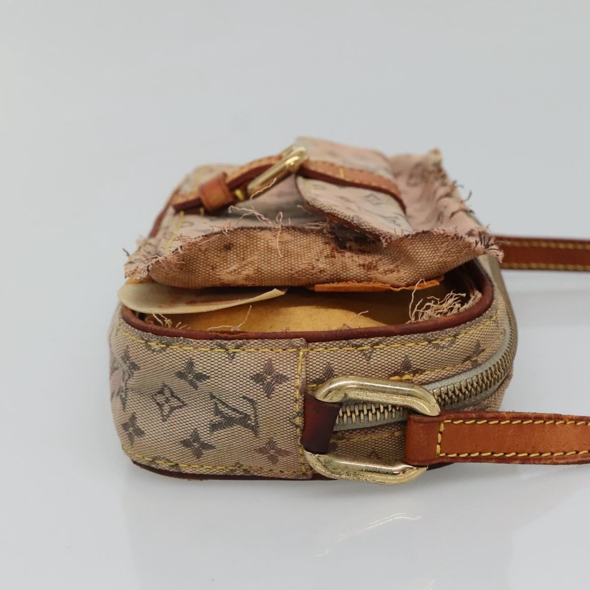 LOUIS VUITTON Monogram Mini Epi Shoulder Bag 2 Set Blue LV Auth th5921