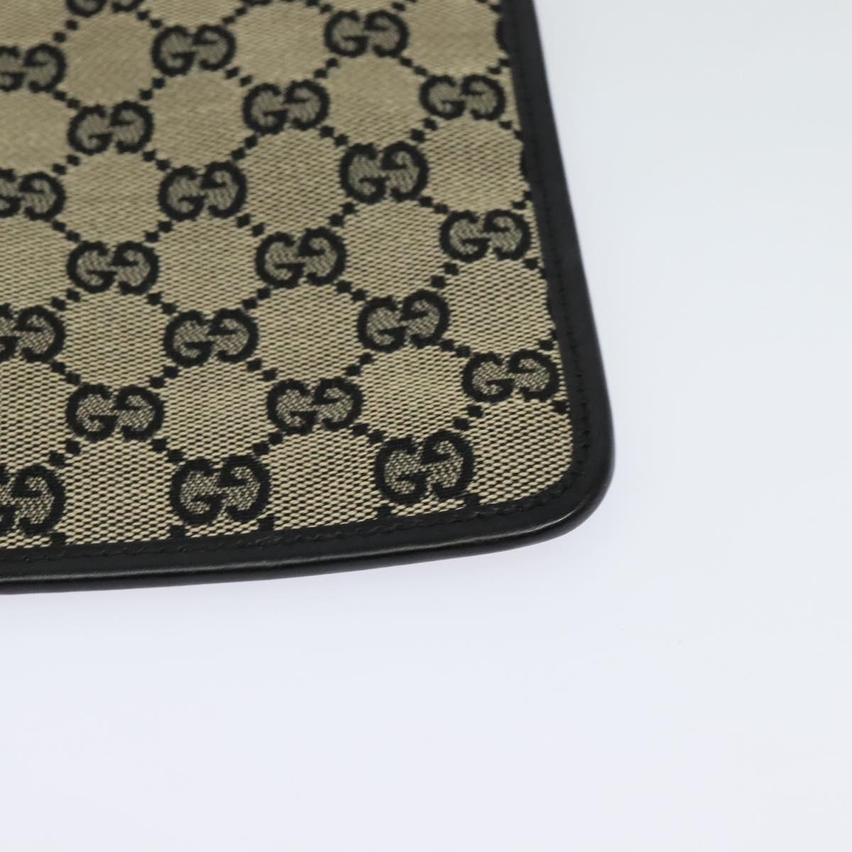GUCCI GG Canvas Shoulder Bag Beige Gold 019 0348 Auth th5922
