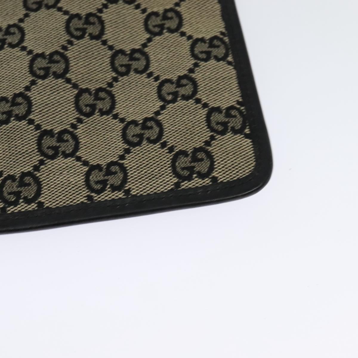 GUCCI GG Canvas Shoulder Bag Beige Gold 019 0348 Auth th5922