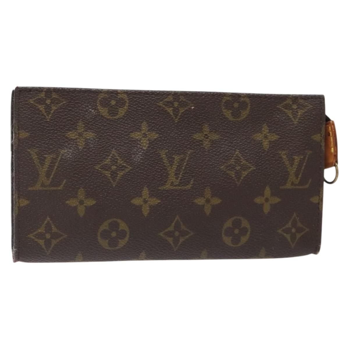 LOUIS VUITTON Monogram Bucket GM Accessory Pouch LV Auth th5944
