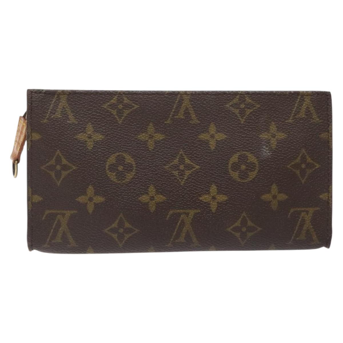 LOUIS VUITTON Monogram Bucket GM Accessory Pouch LV Auth th5944