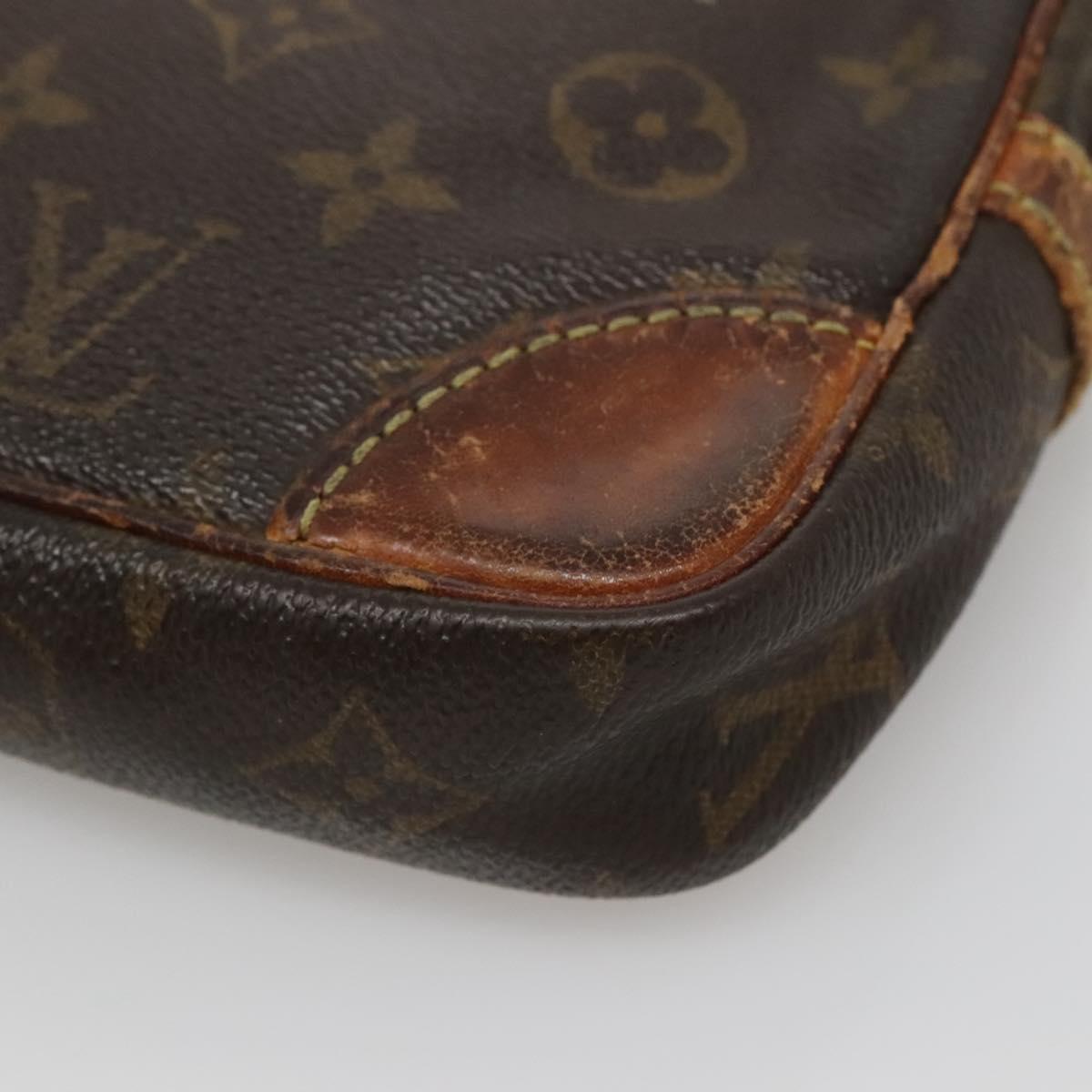 LOUIS VUITTON Monogram Marly Dragonne PM Clutch Bag M51827 LV Auth th5954