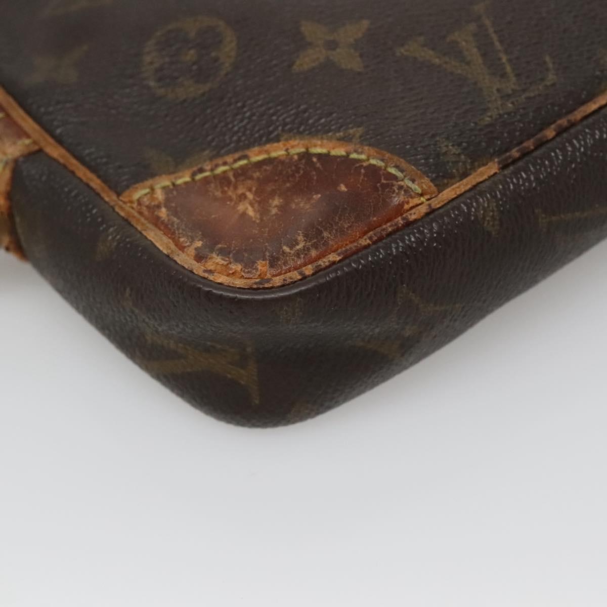 LOUIS VUITTON Monogram Marly Dragonne PM Clutch Bag M51827 LV Auth th5954