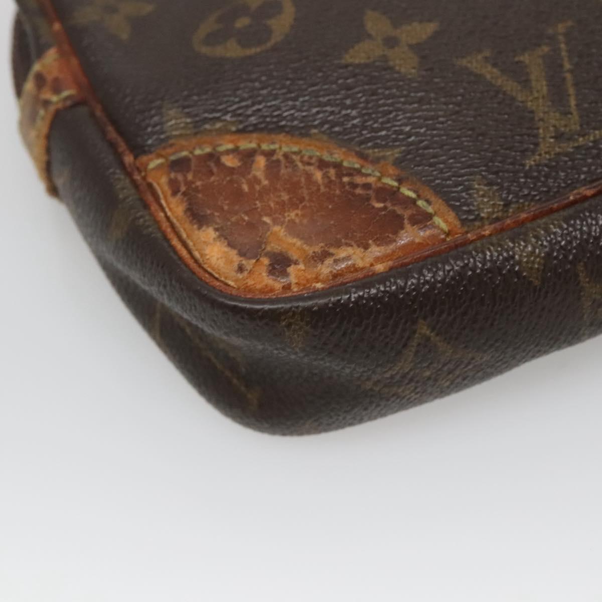 LOUIS VUITTON Monogram Marly Dragonne PM Clutch Bag M51827 LV Auth th5954