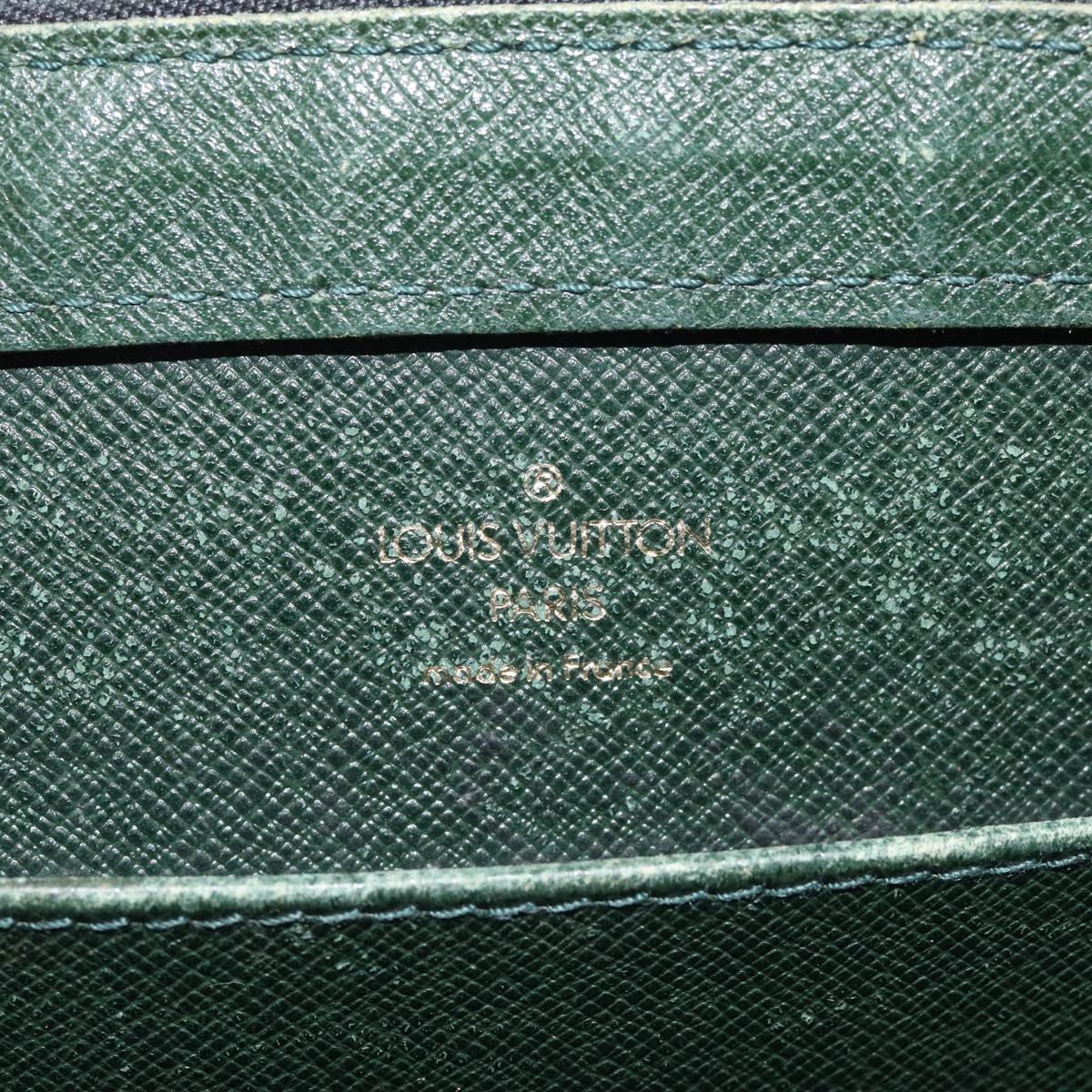 LOUIS VUITTON Taiga Baikal Clutch Bag Epicea M30184 LV Auth th5957