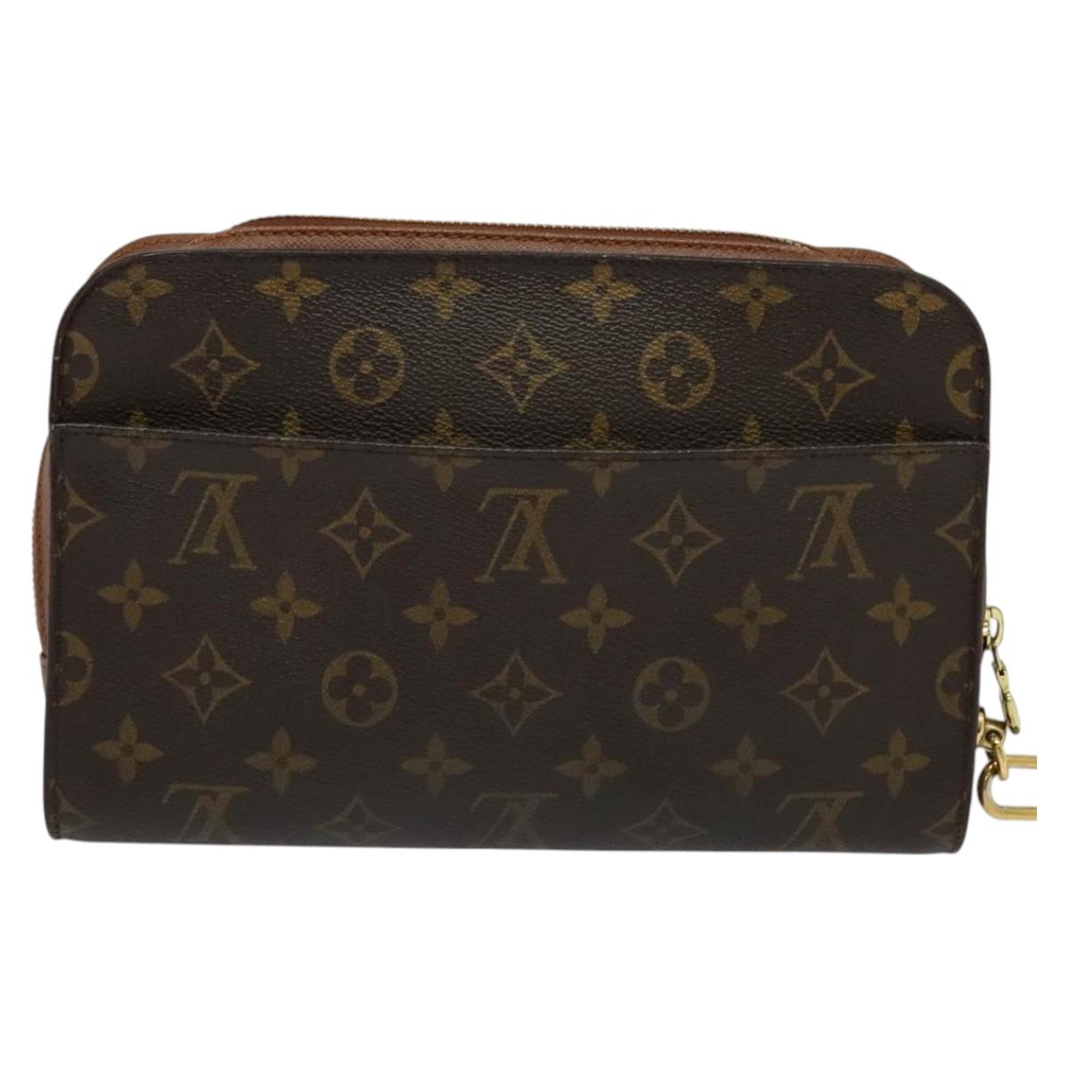 LOUIS VUITTON Monogram Orsay Clutch Bag M51790 LV Auth th5958