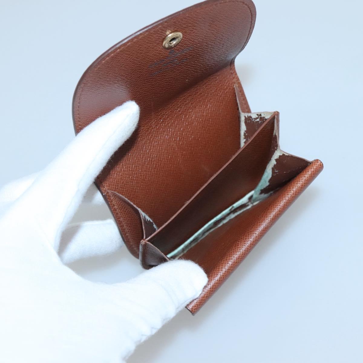 LOUIS VUITTON Monogram Porte Monnaie Guze Coin Purse M61970 LV Auth th5964