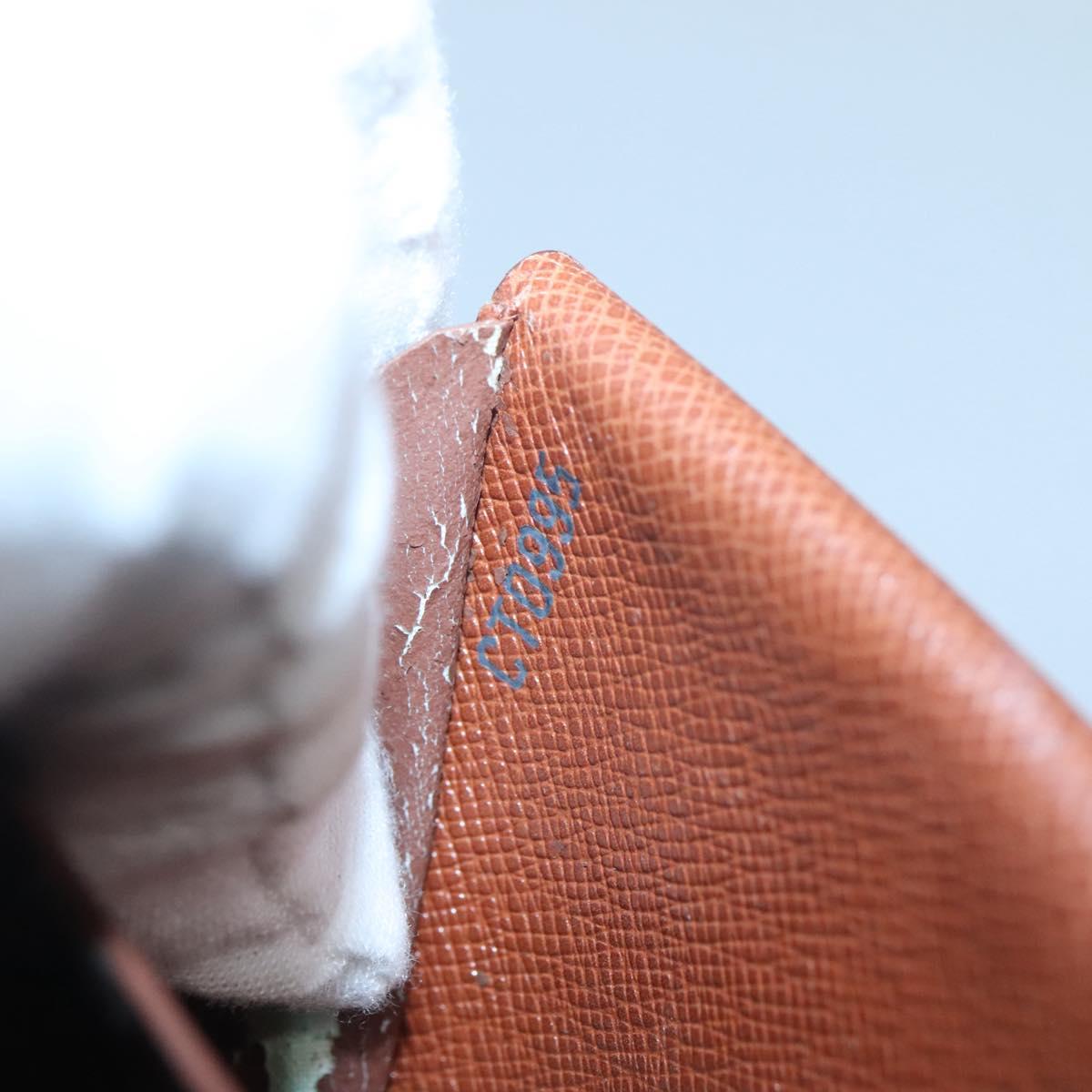 LOUIS VUITTON Monogram Porte Monnaie Guze Coin Purse M61970 LV Auth th5964