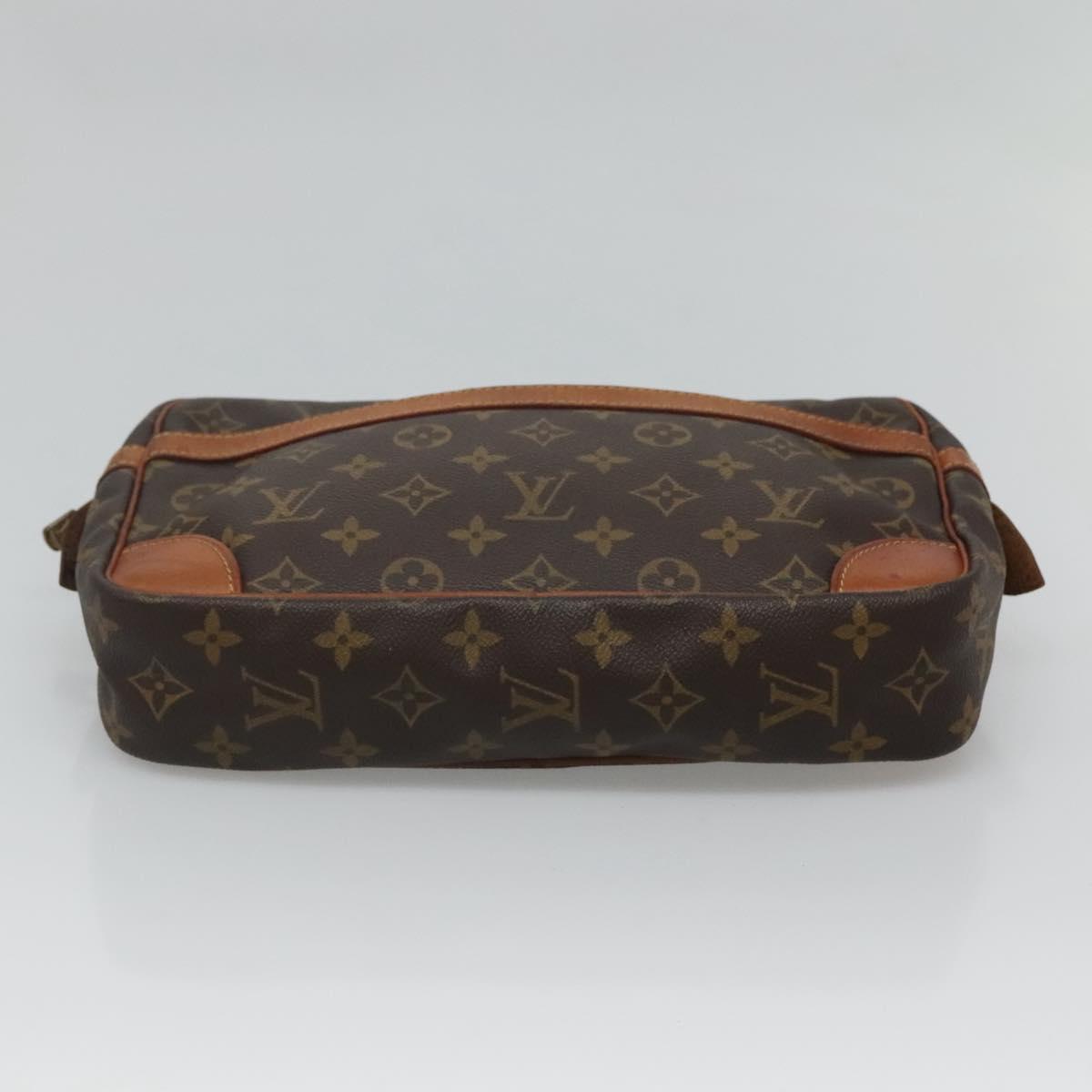 LOUIS VUITTON Monogram Compiegne 28 Clutch Bag M51845 LV Auth th5968