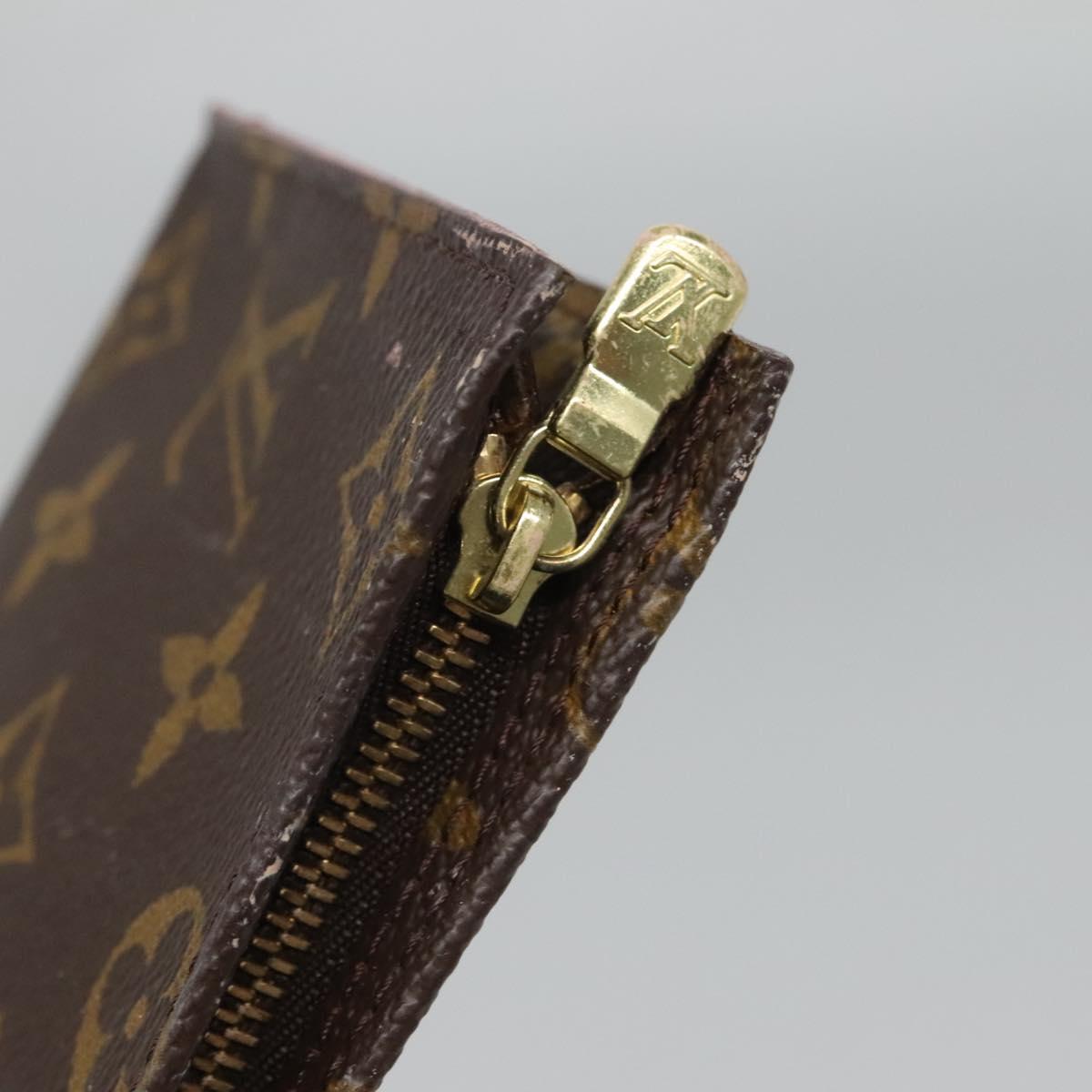 LOUIS VUITTON Monogram Bucket GM Accessory Pouch LV Auth th5973