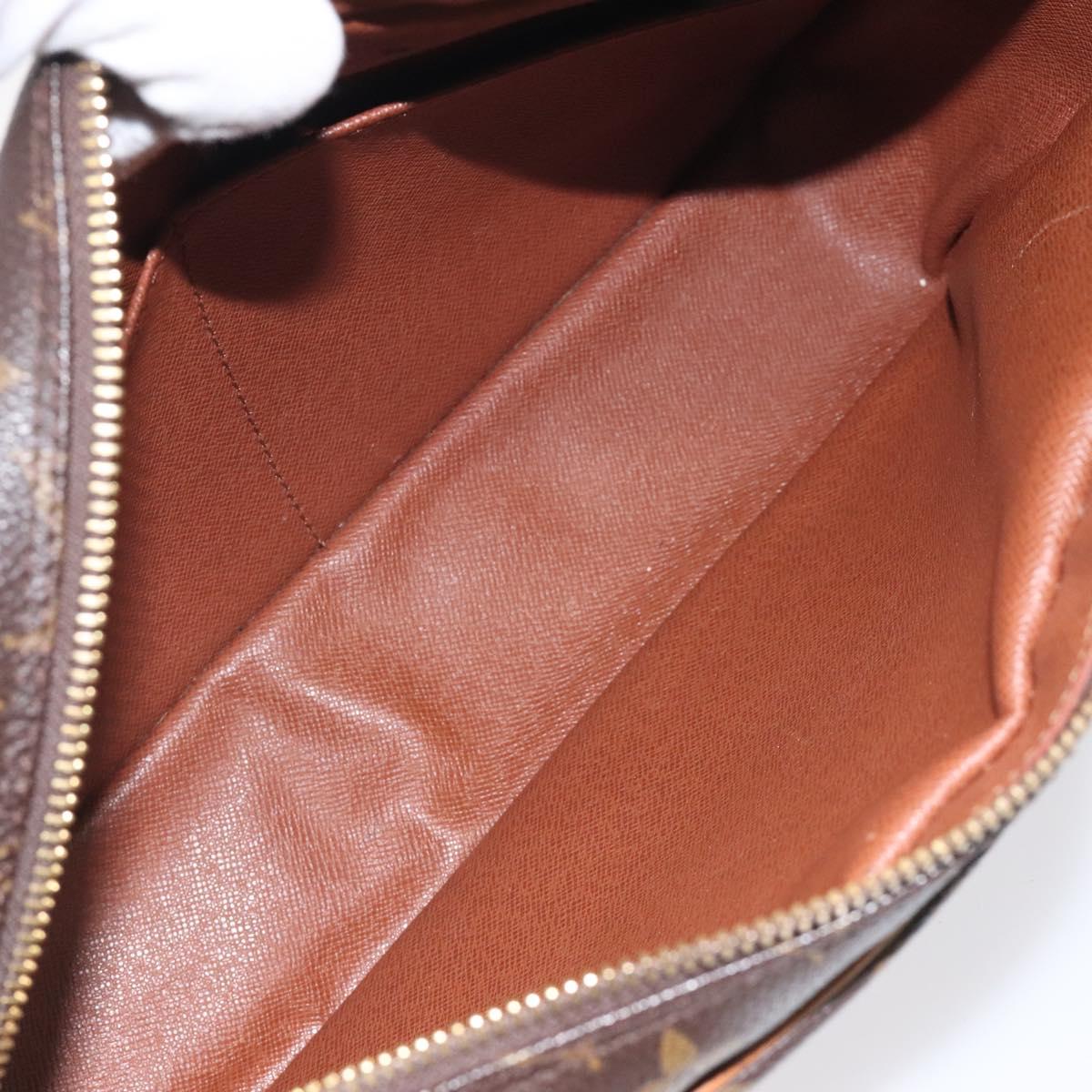 LOUIS VUITTON Monogram Compiegne 28 Clutch Bag M51845 LV Auth th5979