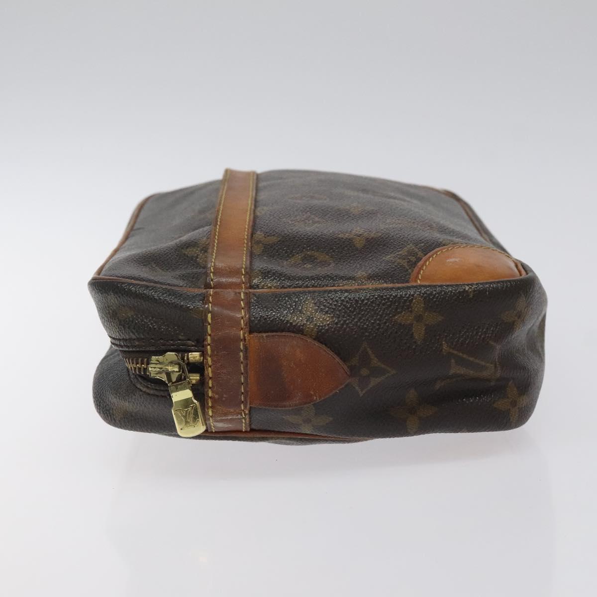 LOUIS VUITTON Monogram Compiegne 28 Clutch Bag M51845 LV Auth th5985