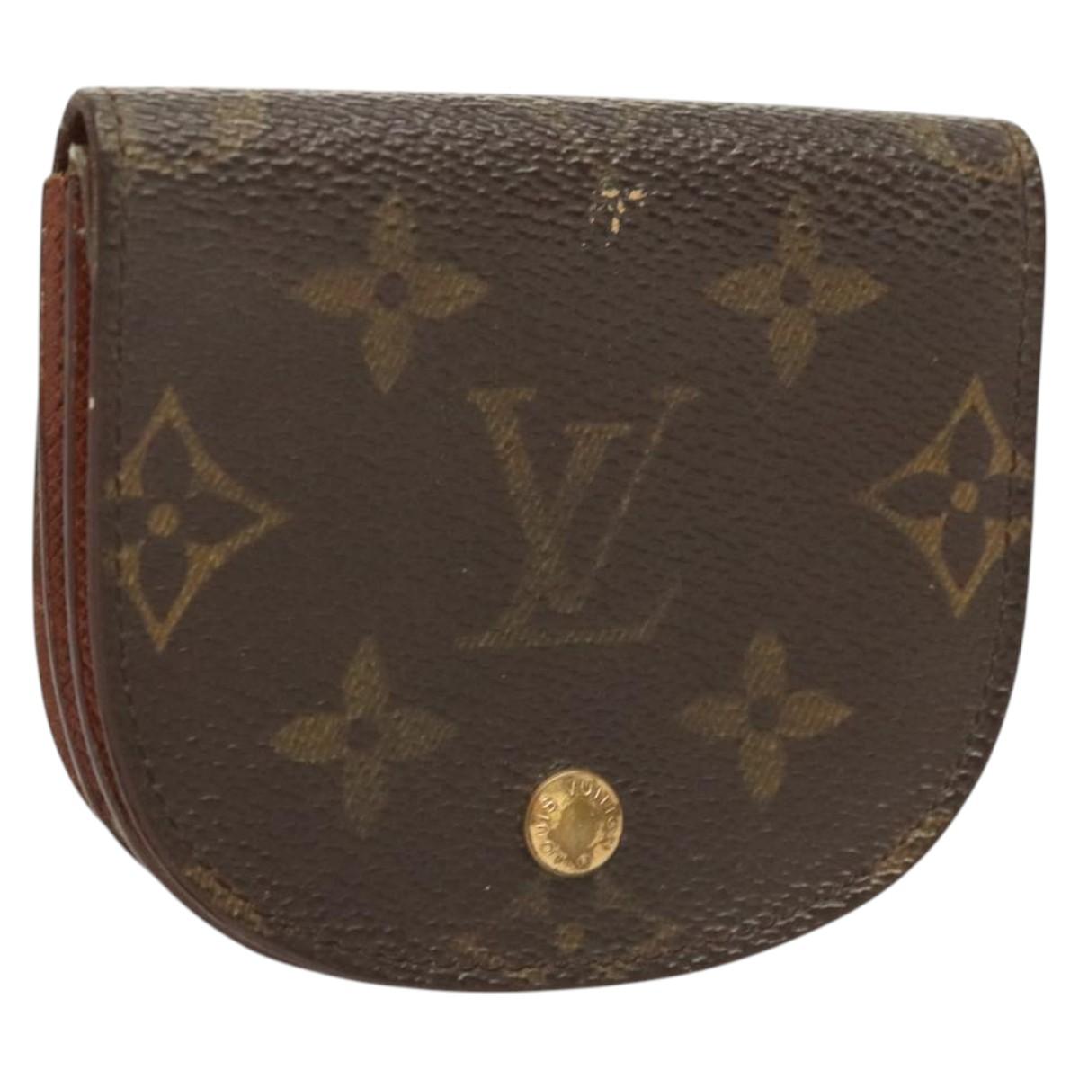 LOUIS VUITTON Monogram Porte Monnaie Guze Coin Purse M61970 LV Auth th5986