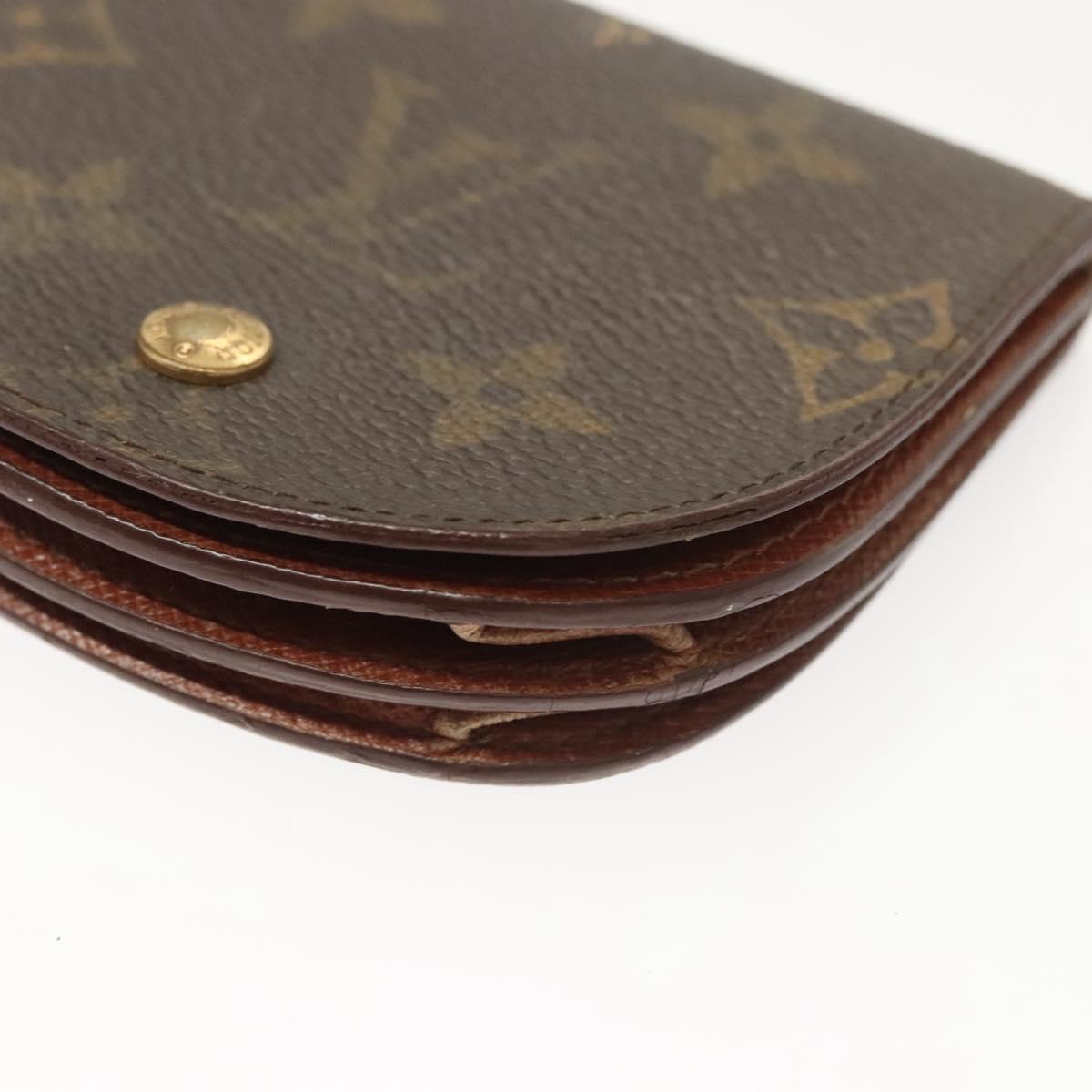 LOUIS VUITTON Monogram Porte Monnaie Guze Coin Purse M61970 LV Auth th5986