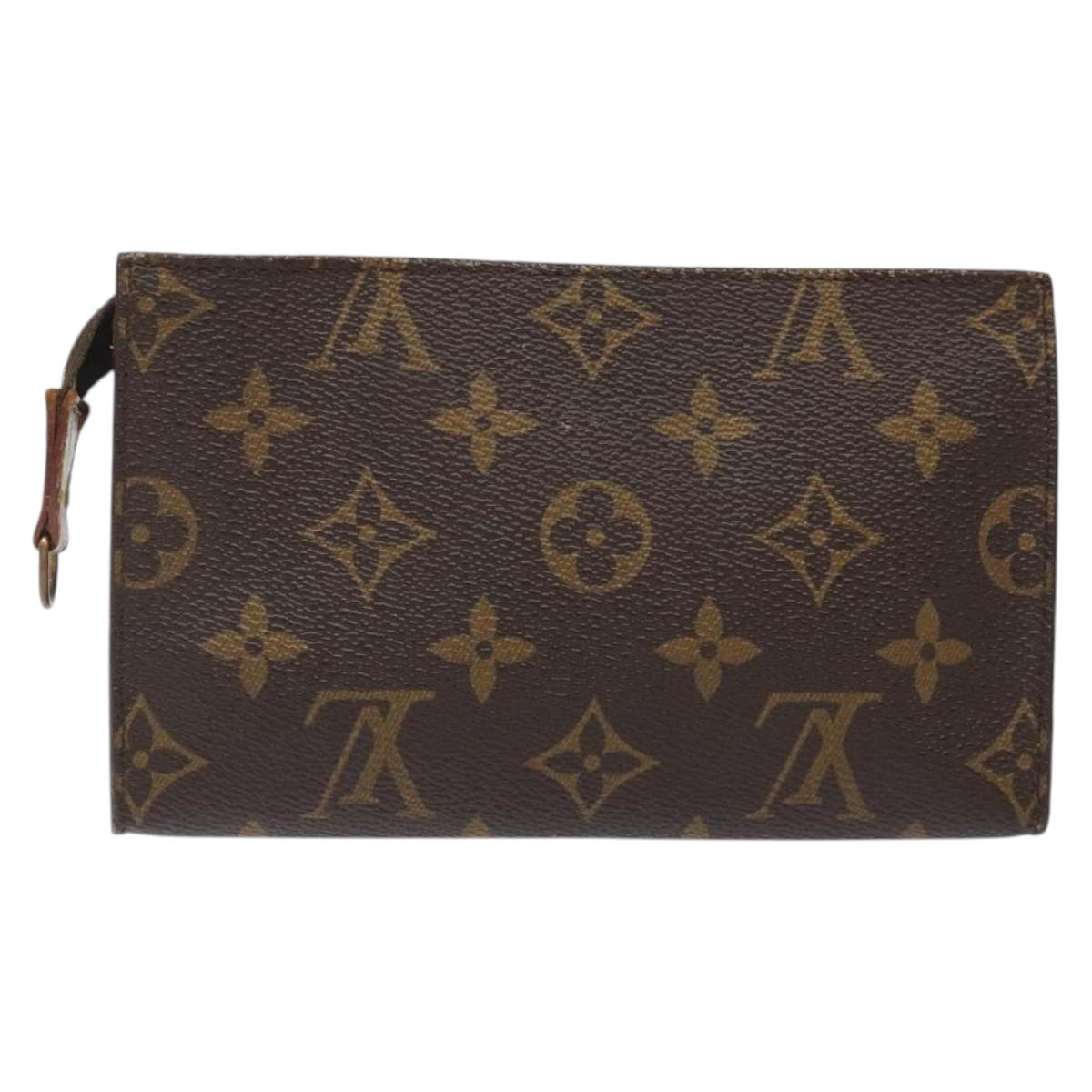 LOUIS VUITTON Monogram Bucket PM Accessory Pouch LV Auth th6003
