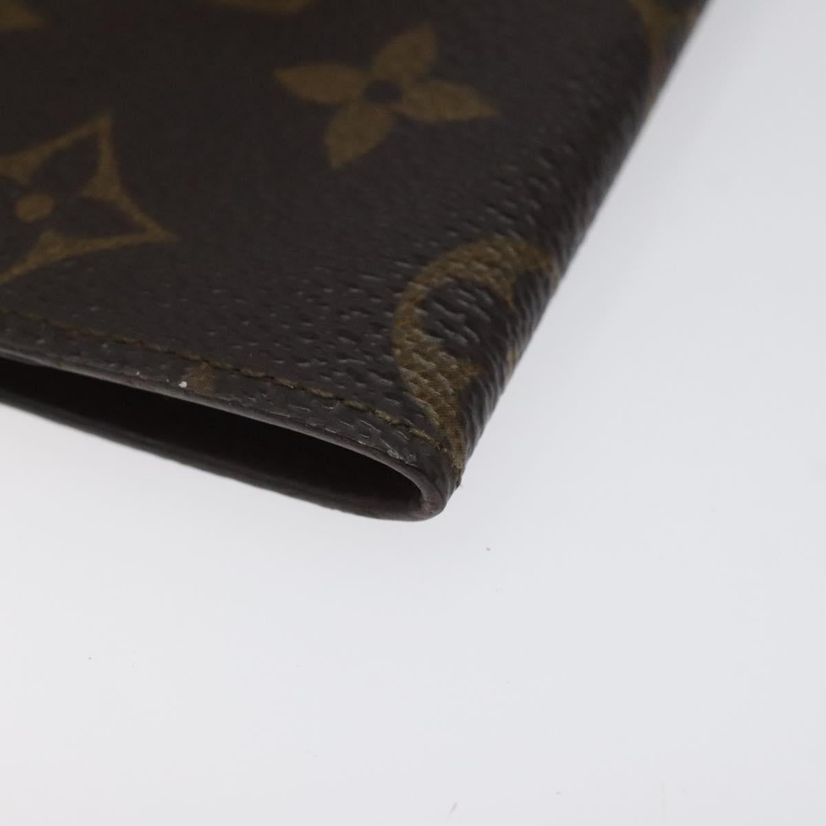 LOUIS VUITTON Monogram Porto Cartes Credit Pression Card Case M60937 Auth th6004
