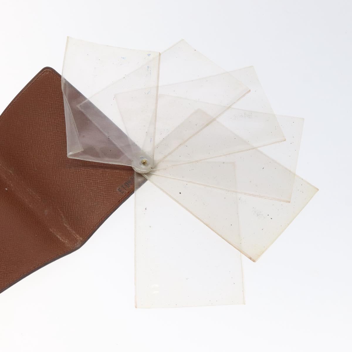 LOUIS VUITTON Monogram Porto Cartes Credit Pression Card Case M60937 Auth th6004